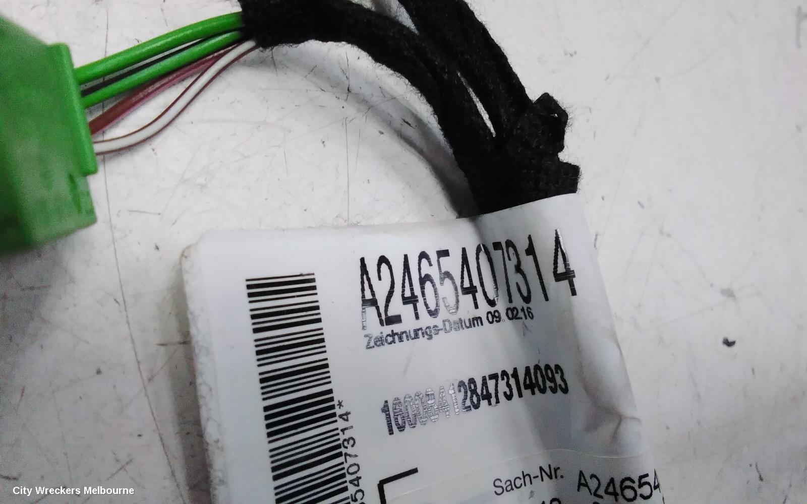 MERCEDES GLA CLASS WIRE HARNESS, X156, 04/2014 - 01/2020