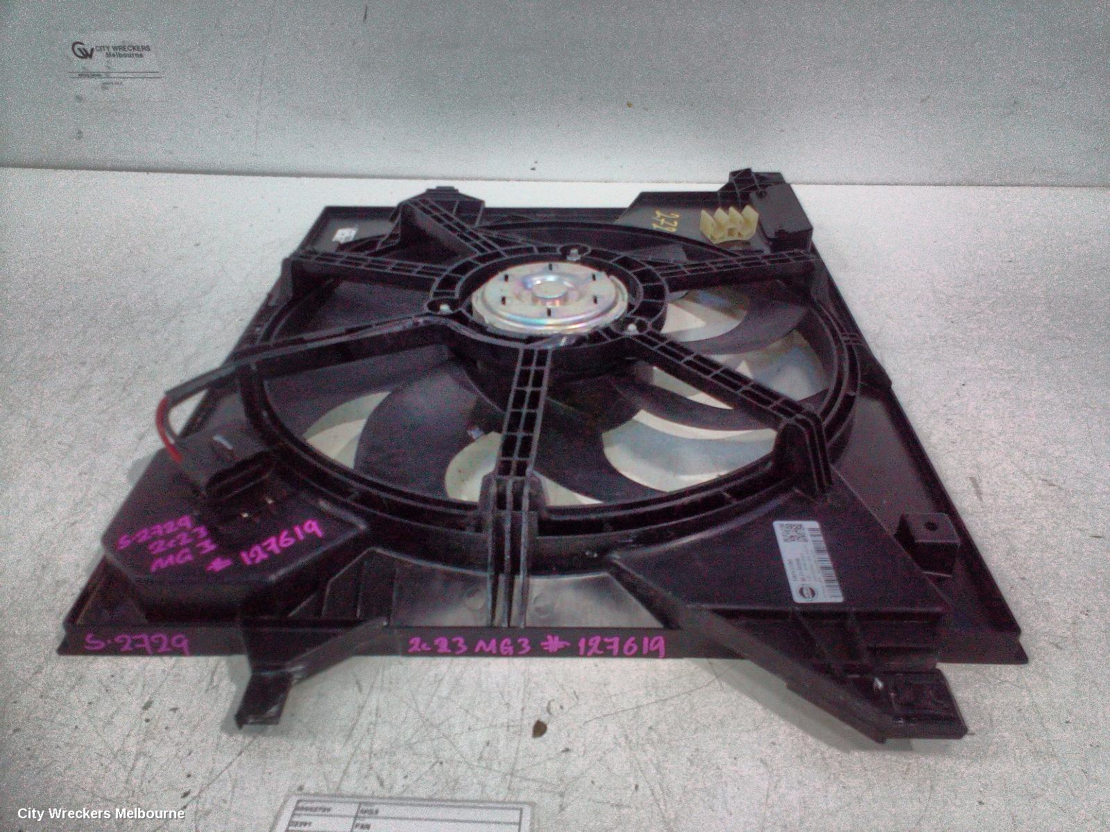 MG MG3 FAN, RADIATOR FAN, PETROL, 1.5, SZP1, 07/2016 ONWARDS