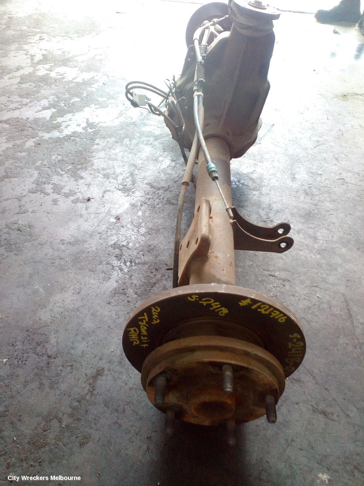 FORD TRANSIT REAR DIFF ASSEMBLY, VM, VAN, SINGLE WHEEL, 6 SPEED, 3.73 RATIO, 07/2006 - 02/2014