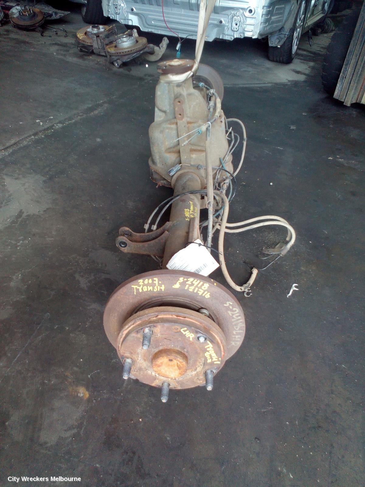 FORD TRANSIT REAR DIFF ASSEMBLY, VM, VAN, SINGLE WHEEL, 6 SPEED, 3.73 RATIO, 07/2006 - 02/2014