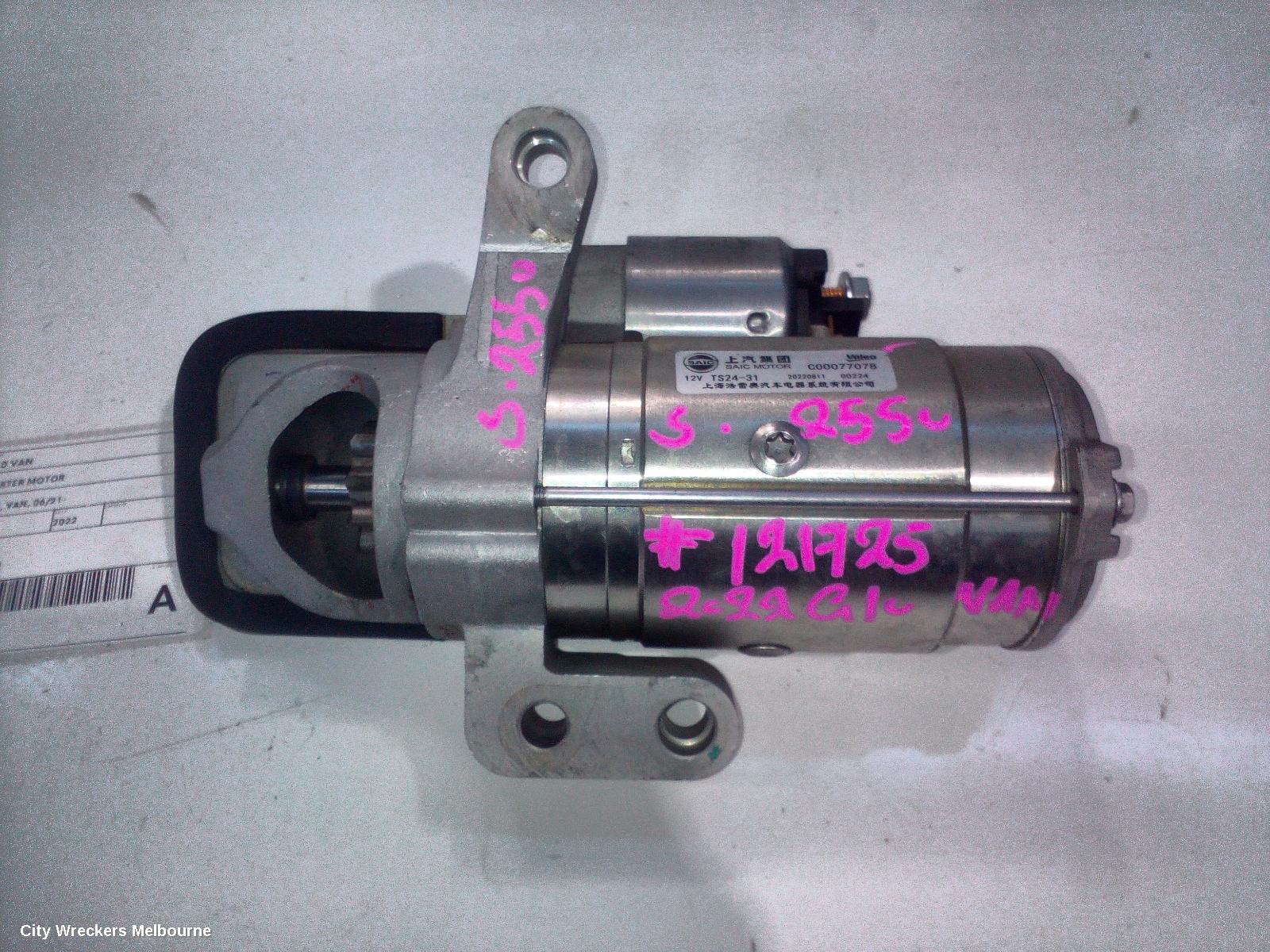 LDV G10 STARTER, DIESEL, 2.0, D20, SV7C, VAN, 06/2021 ONWARDS