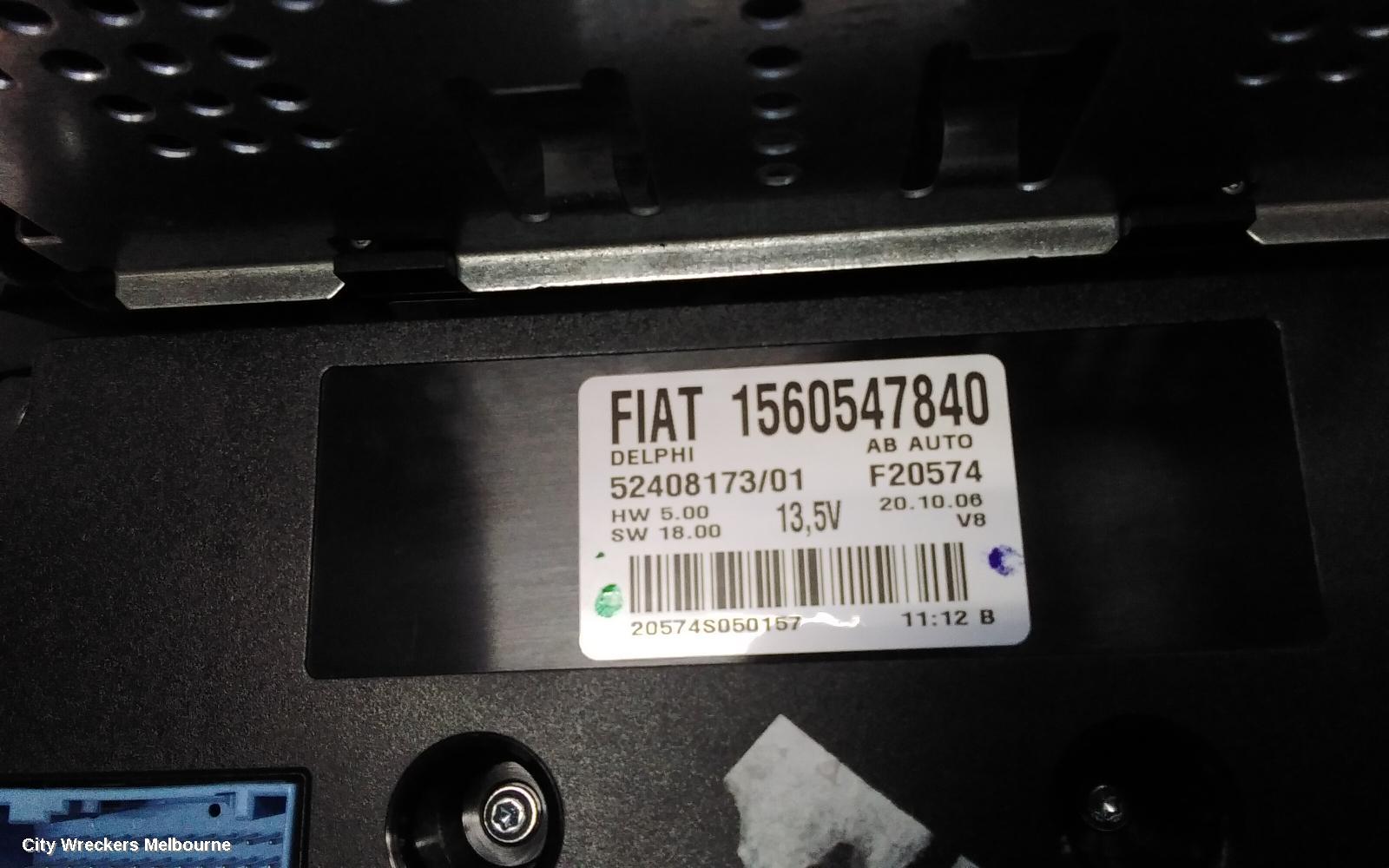 ALFA ROMEO 159 RADIO/CD/DVD/SAT/TV, RADIO/CD PLAYER, NON MP3 LOGO TYPE, 06/2006 - 12/2011