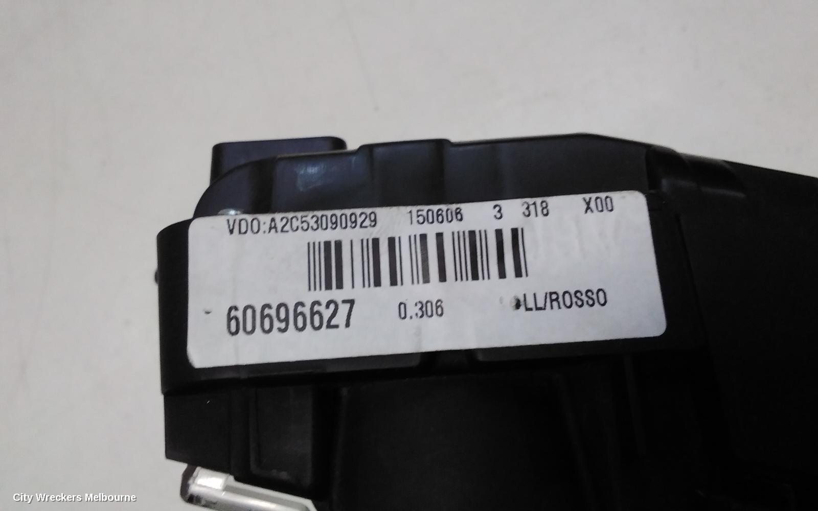 ALFA ROMEO 159 INSTRUMENT CLUSTER, PETROL, STD TYPE, 06/2006 - 12/2011