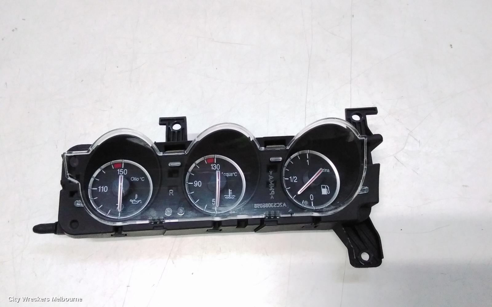 ALFA ROMEO 159 INSTRUMENT CLUSTER, PETROL, STD TYPE, 06/2006 - 12/2011