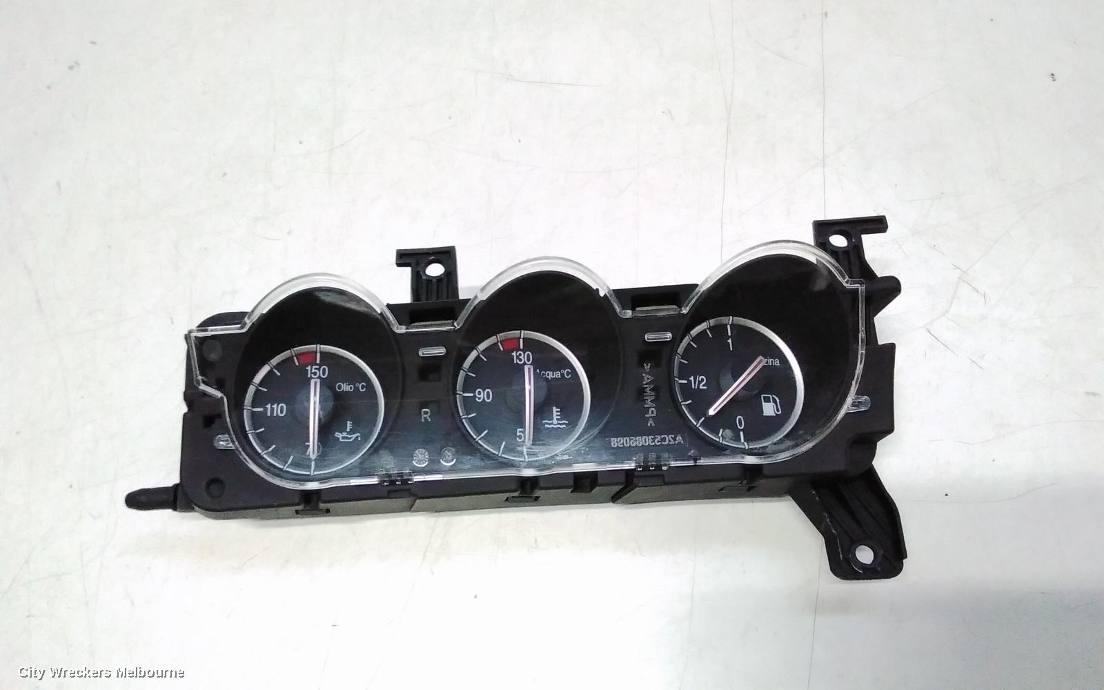 ALFA ROMEO 159 INSTRUMENT CLUSTER, PETROL, STD TYPE, 06/2006 - 12/2011