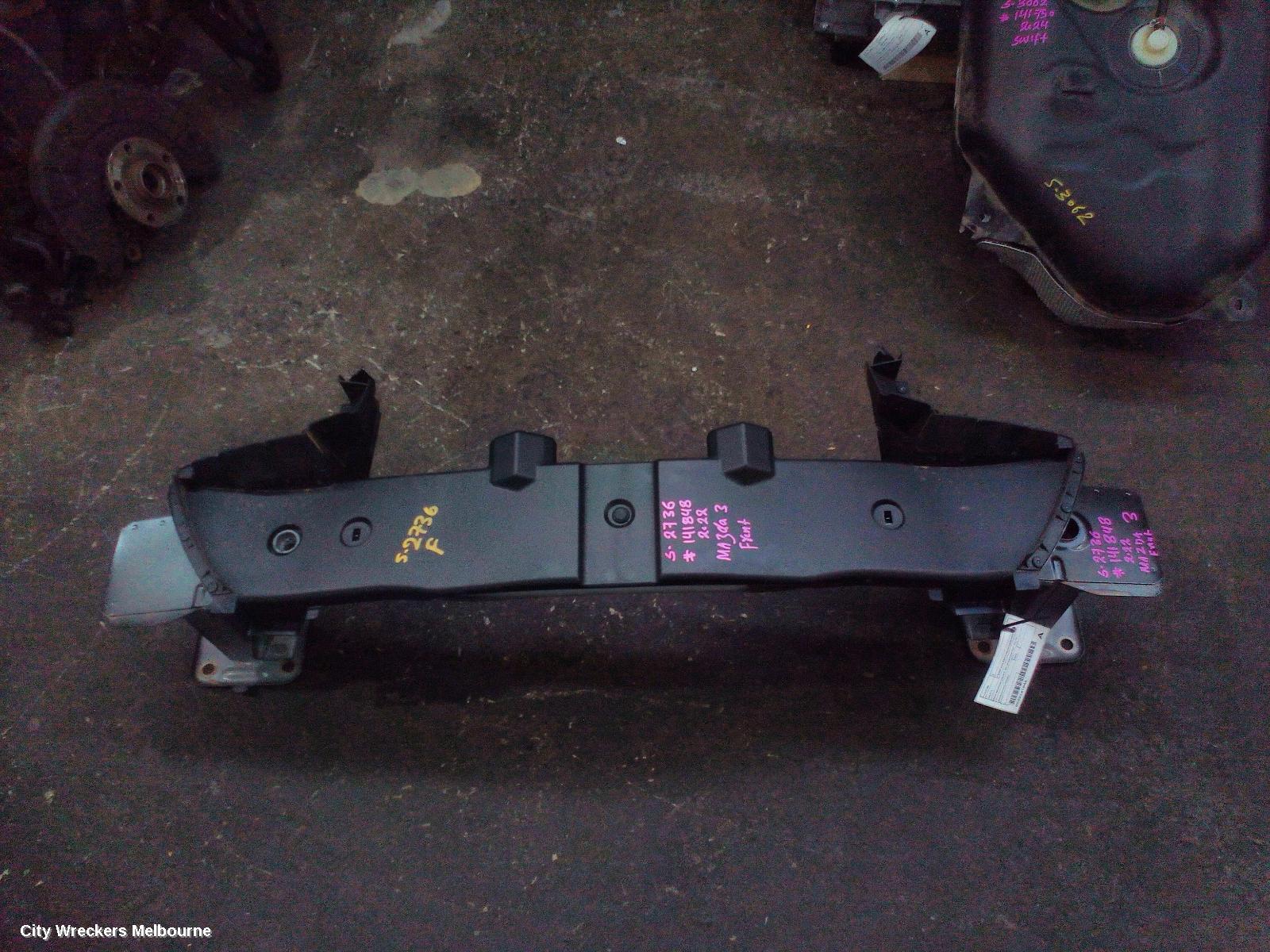 MAZDA 3 F/BAR REINFORC/BRACK, MAIN REINFORCEMENT, BP, SEDAN/HATCH, 03/2019 ONWARDS