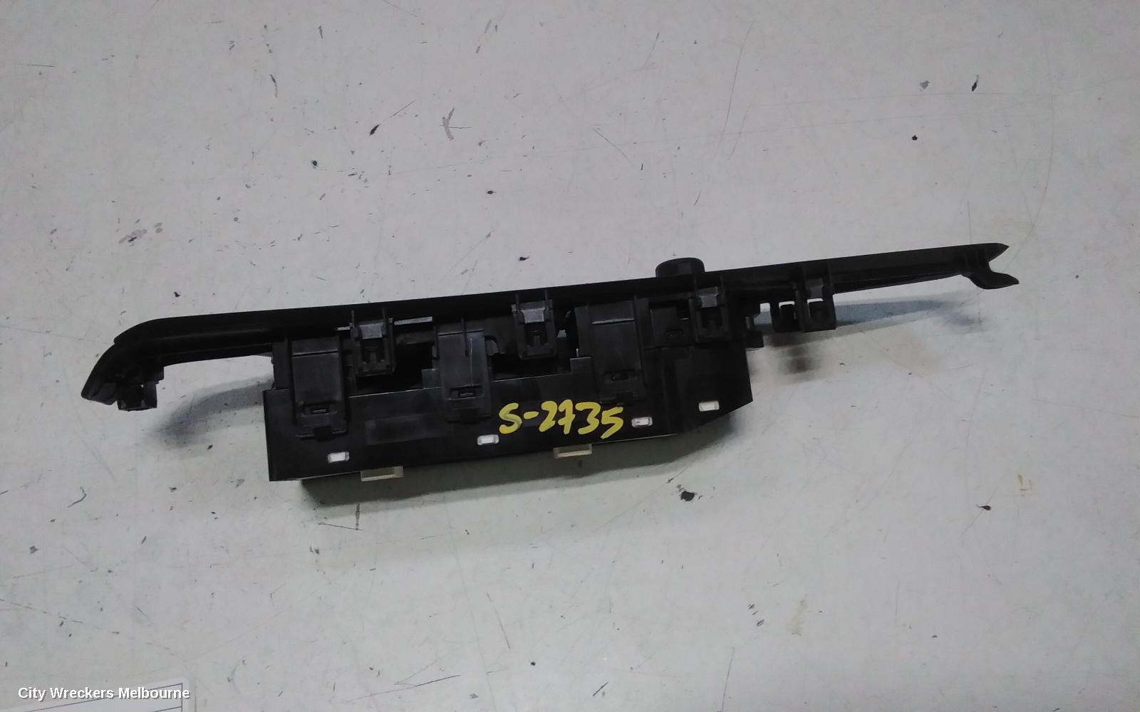 MAZDA 2 PWR DR WIND SWITCH, RH FRONT (MASTER SWITCH), W/ AUTO FOLD TYPE, DJ/DL, 02/2017 ONWARDS