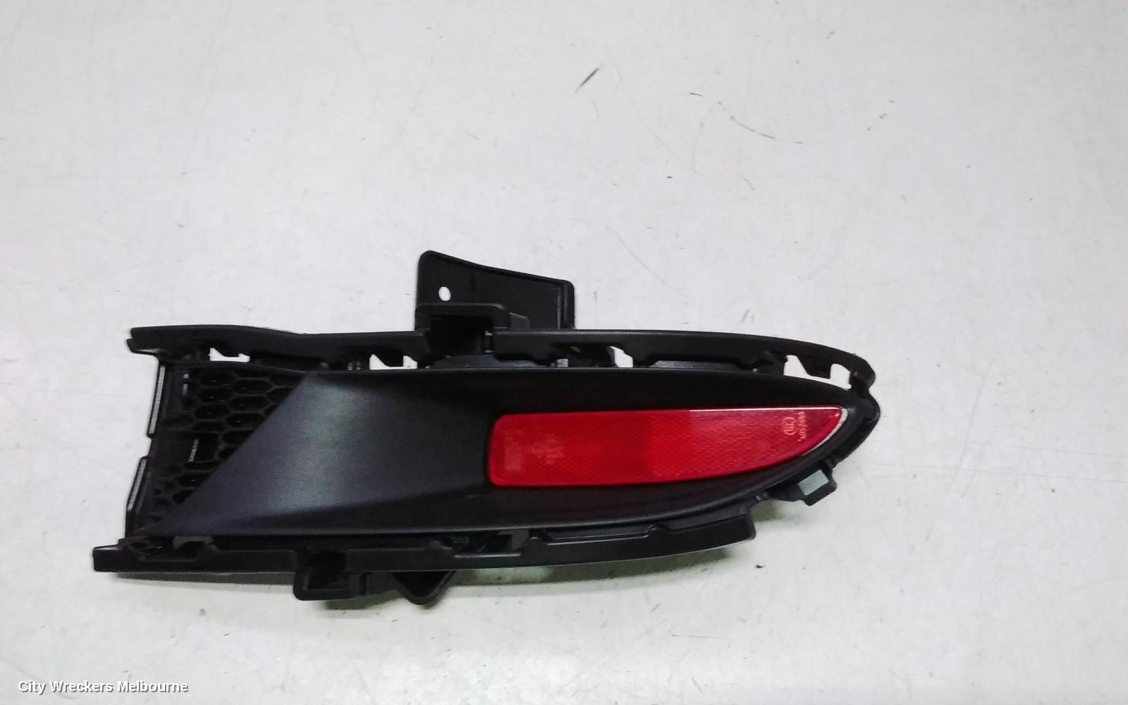 MAZDA 2 LEFT TAILLIGHT, DL, IN BUMPER REFLECTOR, SEDAN, 08/2015 ONWARDS