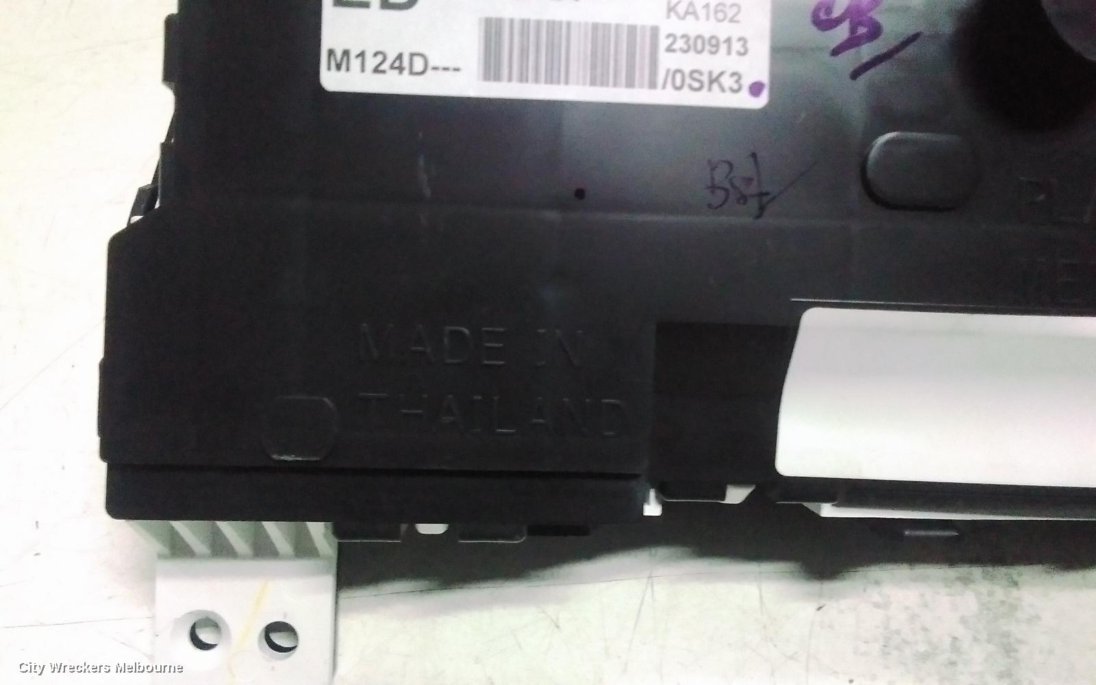 MAZDA 2 INSTRUMENT CLUSTER, INSTRUMENT CLUSTER, AUTO T/M, NEO/MAXX/PURE, DJ/DL, 01/2017 ONWARDS