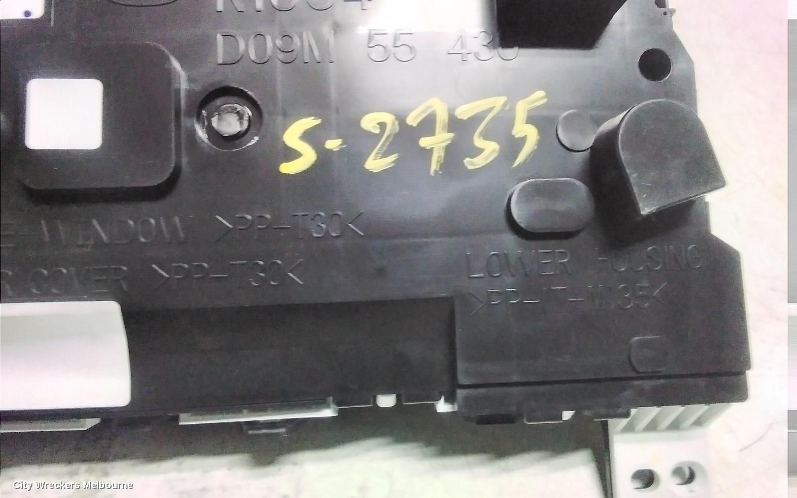 MAZDA 2 INSTRUMENT CLUSTER, INSTRUMENT CLUSTER, AUTO T/M, NEO/MAXX/PURE, DJ/DL, 01/2017 ONWARDS