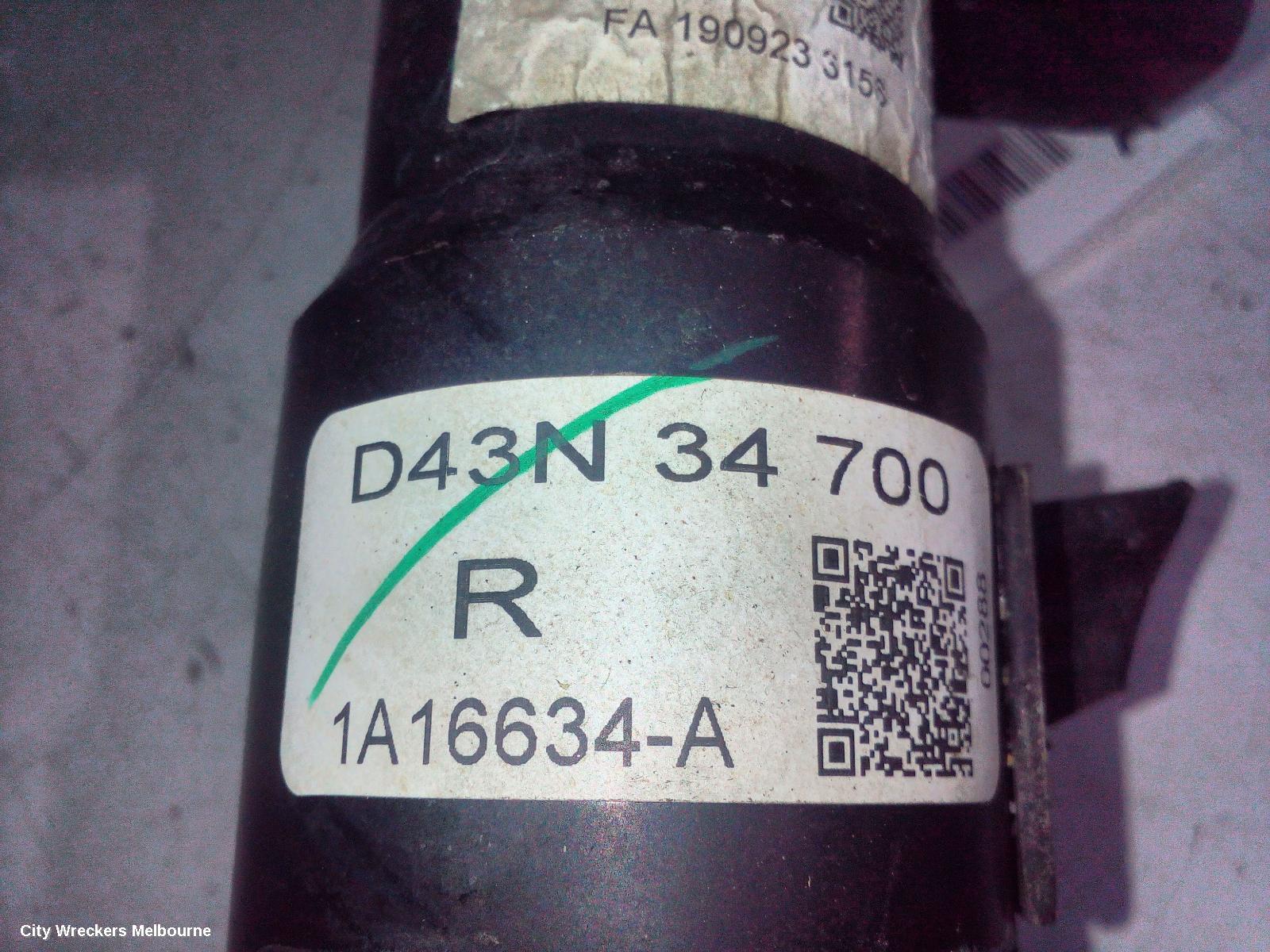 MAZDA 2 RIGHT FRONT STRUT, DJ/DL, 01/2017 ONWARDS