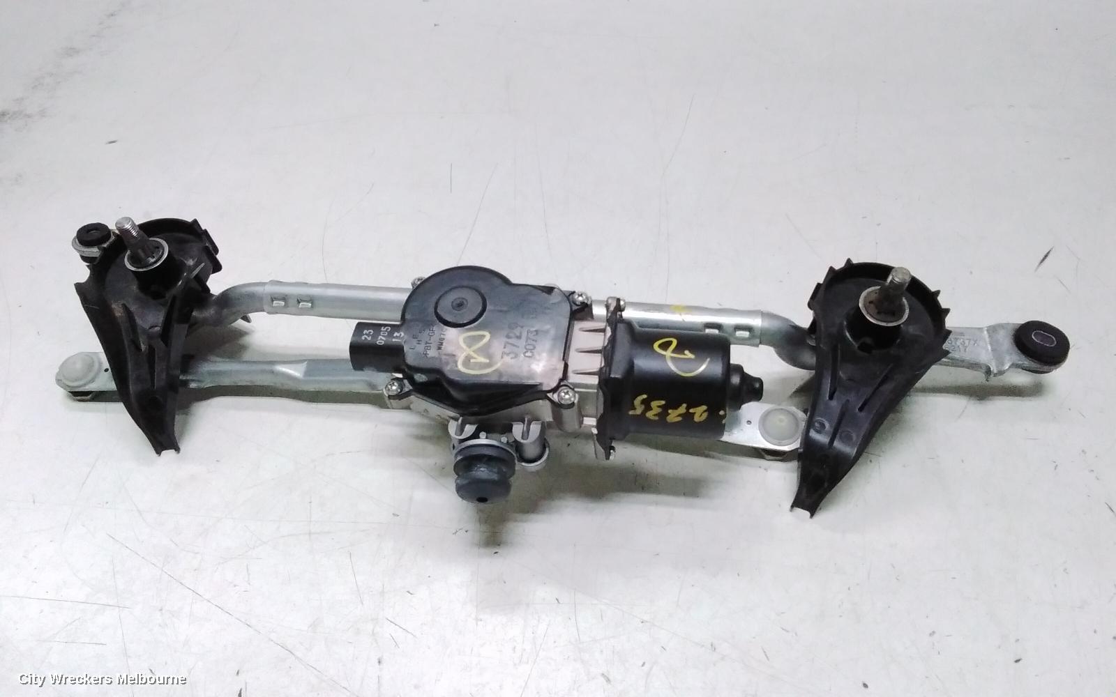 MAZDA 2 WIPER MOTOR, FRONT, DJ/DL, HATCH/SEDAN, 09/2014 ONWARDS