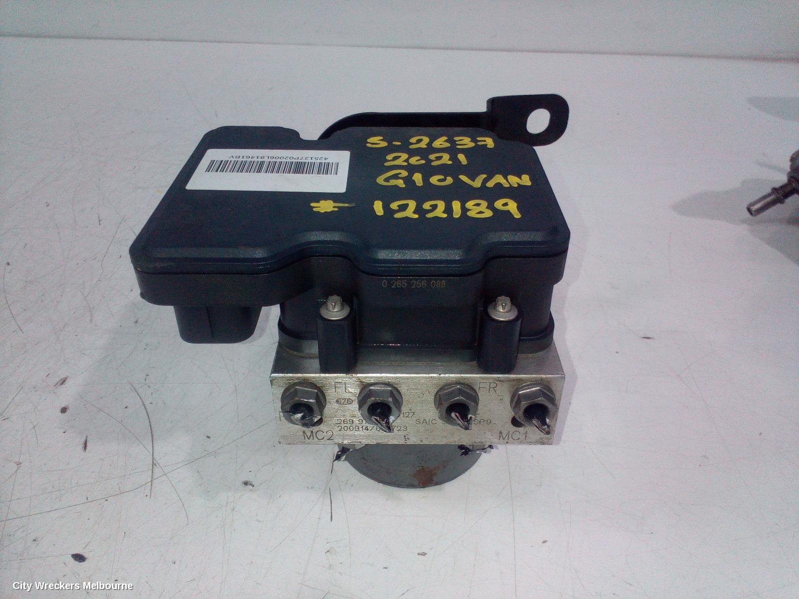 LDV G10 ABS PUMP/MODULATOR, SV7A/SV7C, WAGON/VAN, 04/2015 ONWARDS