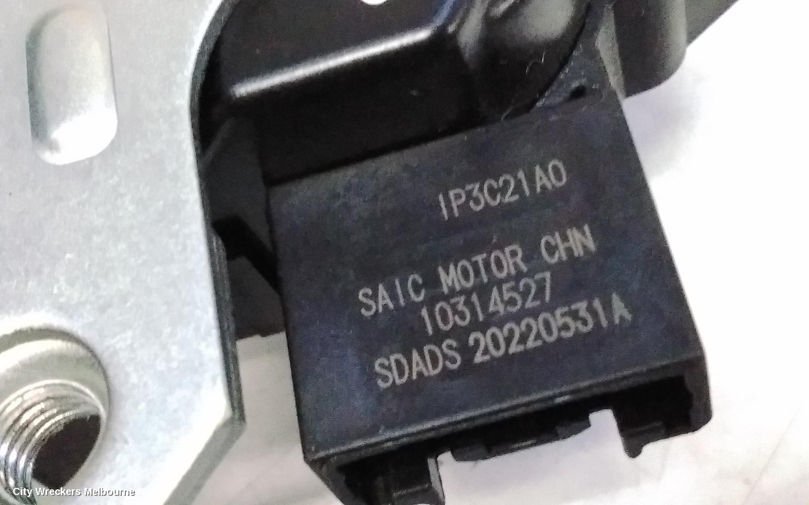 MG HS DOOR/BOOT/GATE LOCK, TAILGATE LOCK, SAS23, 09/2019 ONWARDS