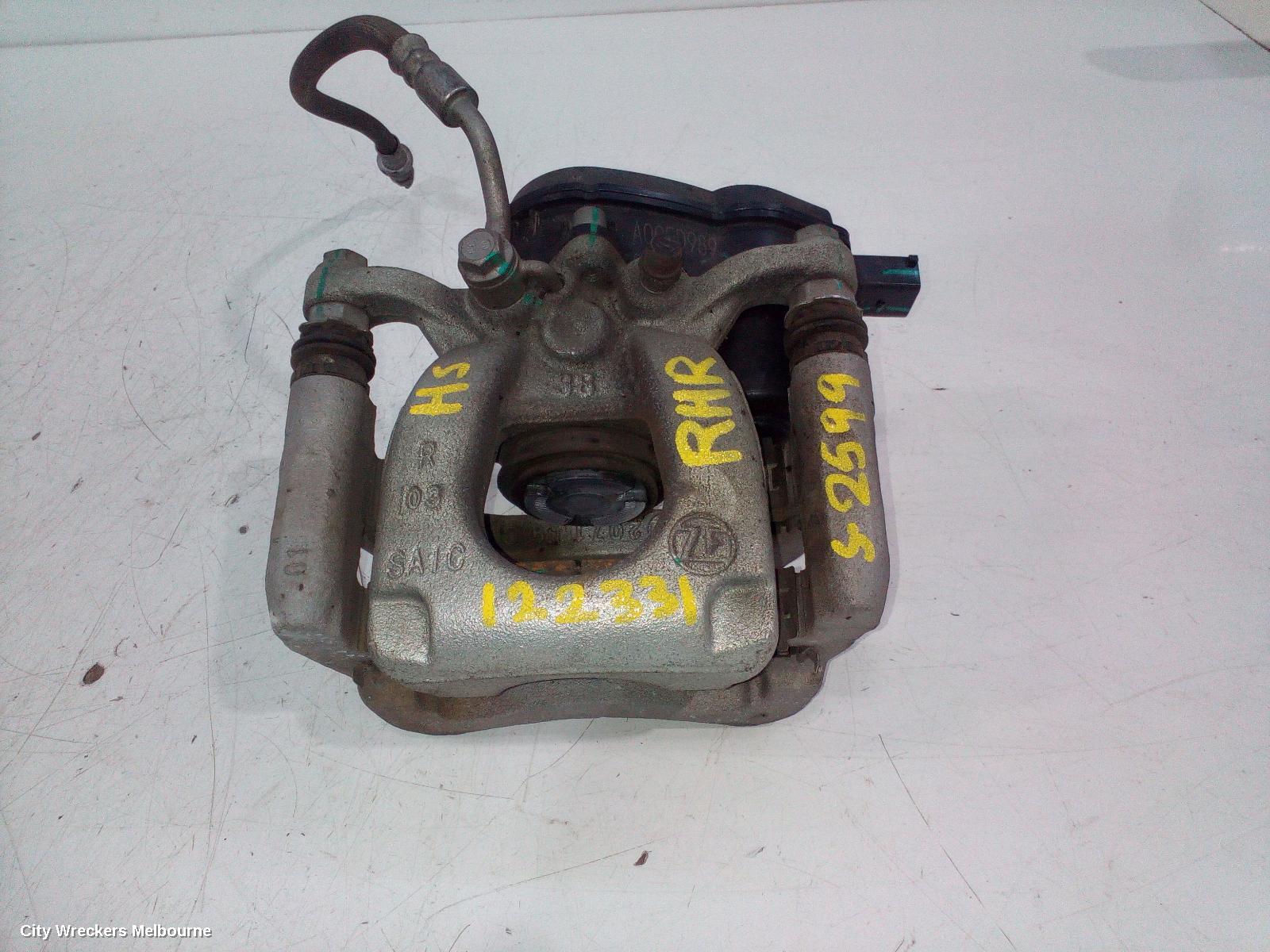 MG HS CALIPER, RH REAR, SAS23, 09/2019 ONWARDS