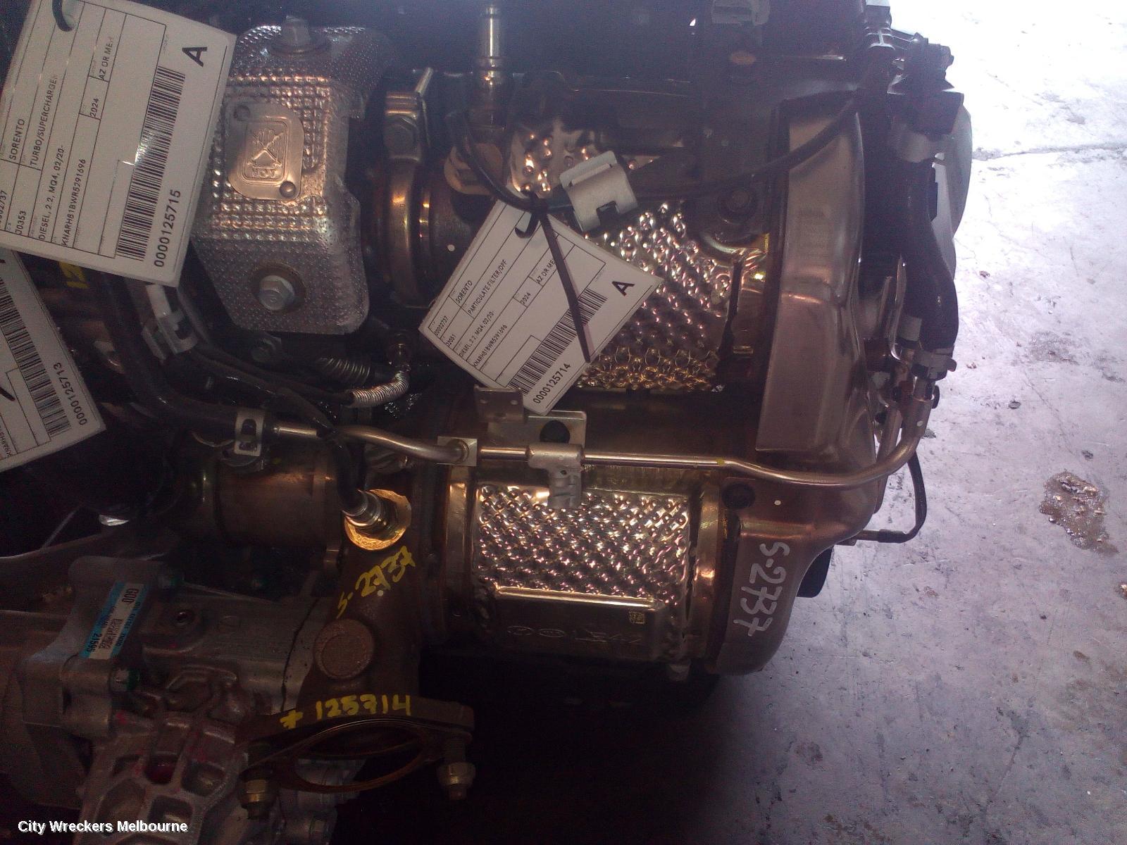 KIA SORENTO PARTICULATE FILTER/DPF, DIESEL, 2.2, MQ4, 02/2020 ONWARDS