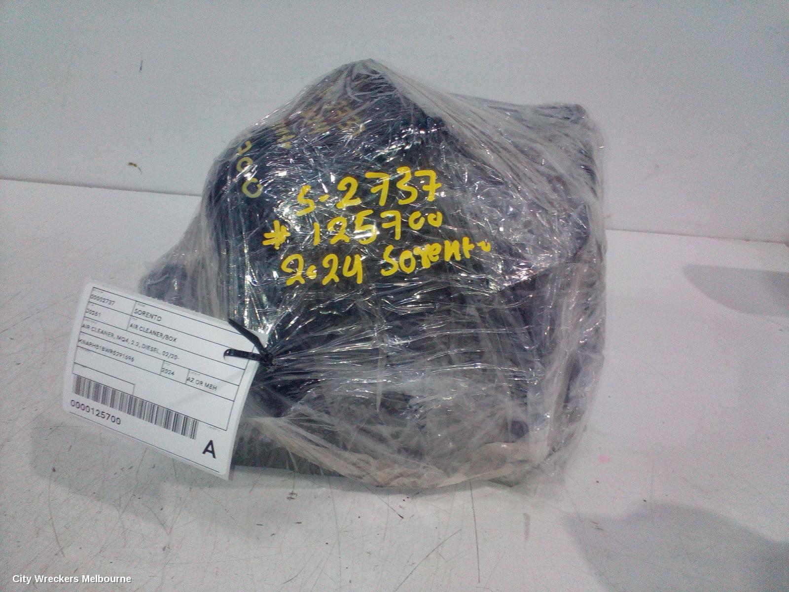 KIA SORENTO AIR CLEANER/BOX, AIR CLEANER, MQ4, 2.2, DIESEL, 02/2020 ONWARDS