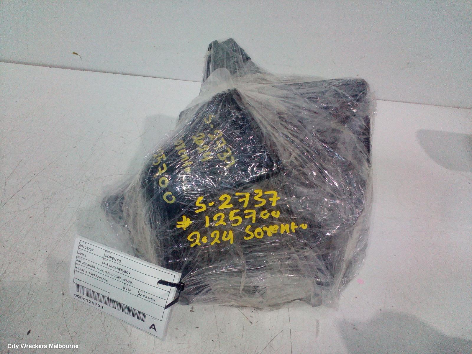 KIA SORENTO AIR CLEANER/BOX, AIR CLEANER, MQ4, 2.2, DIESEL, 02/2020 ONWARDS