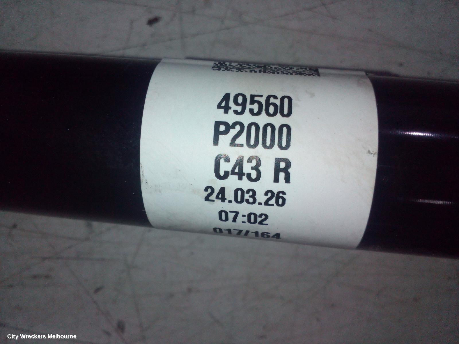 KIA SORENTO RIGHT DRIVESHAFT, MQ4, FRONT, DIESEL, 2.2, 02/2020 ONWARDS