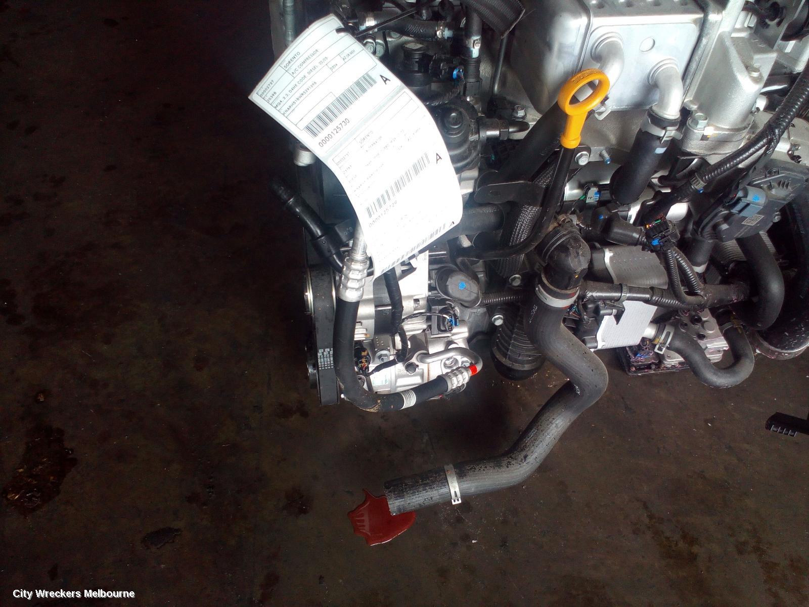KIA SORENTO A/C COMPRESSOR, MQ4, 2.2, D4HE CODE, DIESEL, 02/2020 ONWARDS