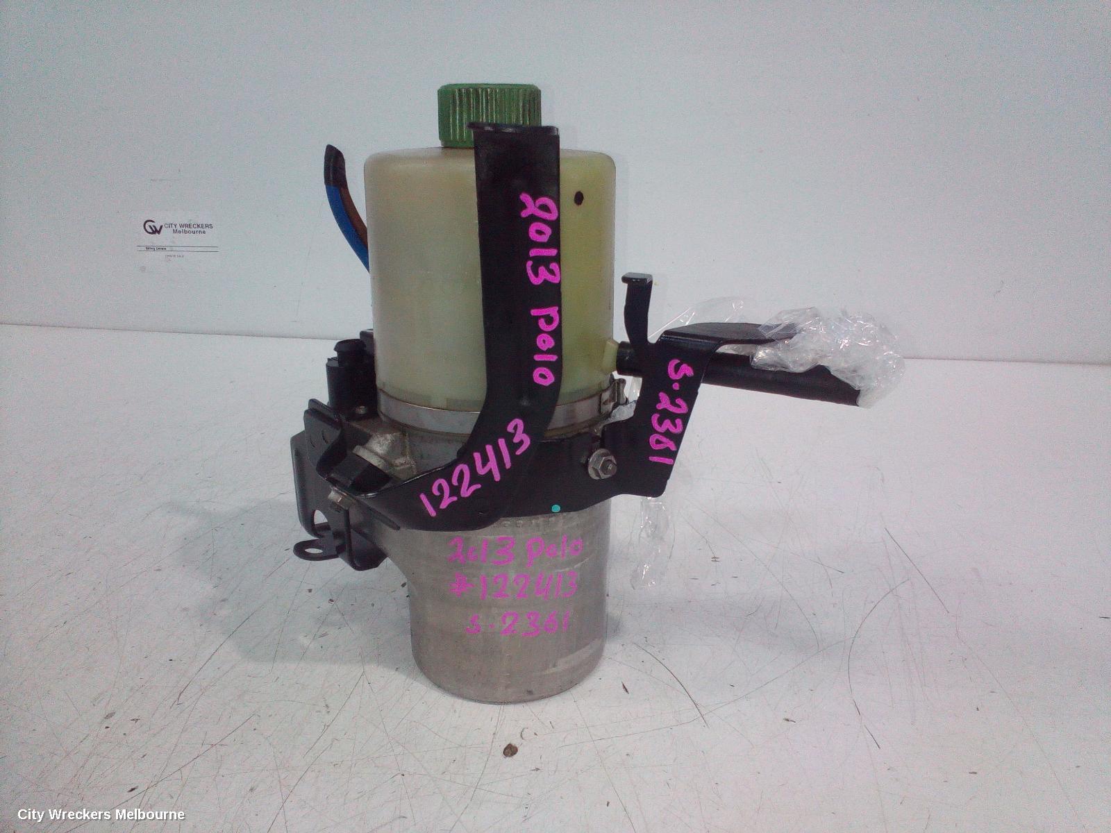 VOLKSWAGEN POLO STEERING PUMP, HYDRAULIC PUMP, PETROL/DIESEL, 6R, 05/2010 - 05/2014