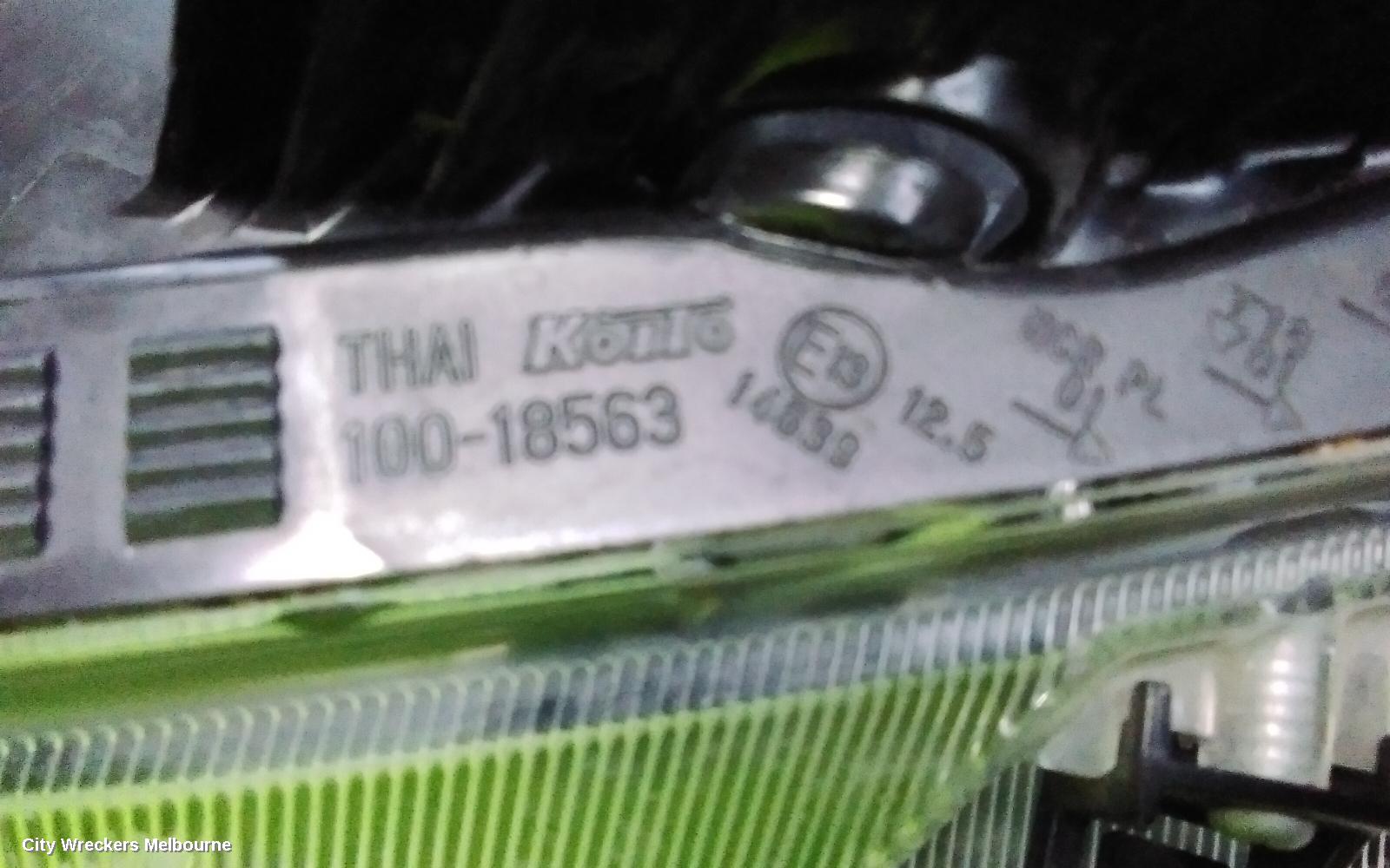 HONDA CIVIC LEFT HEADLAMP, 10TH GEN, HATCH/SEDAN, HALOGEN TYPE, 05/2016 - 08/2021