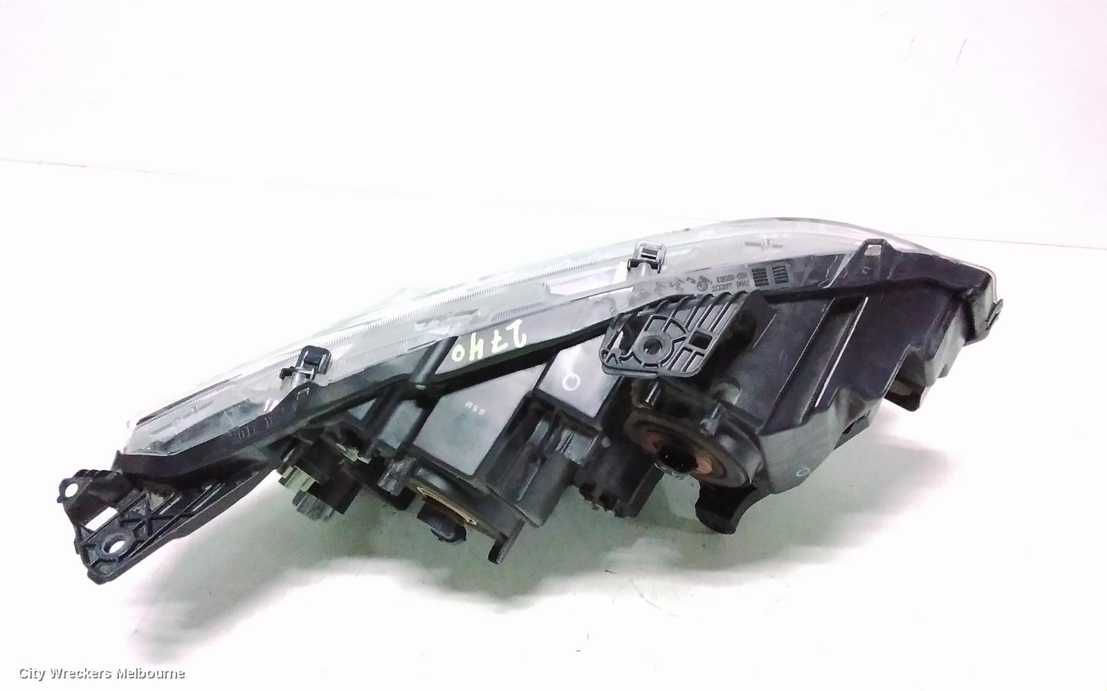 HONDA CIVIC LEFT HEADLAMP, 10TH GEN, HATCH/SEDAN, HALOGEN TYPE, 05/2016 - 08/2021