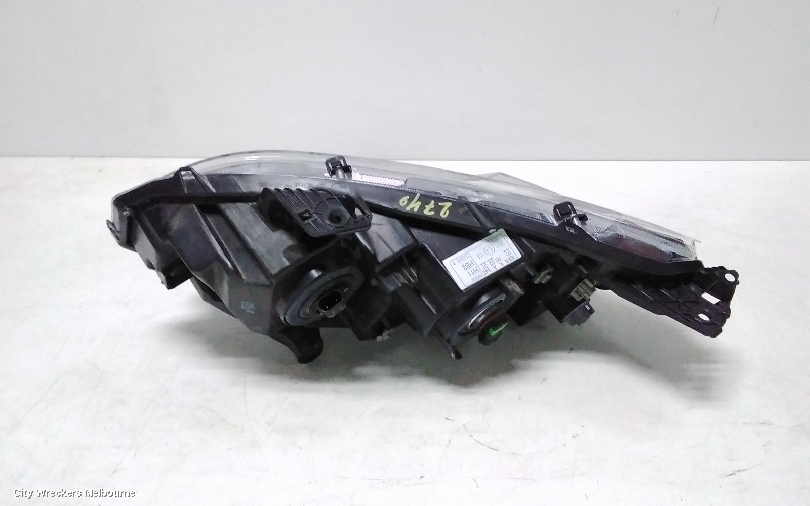 HONDA CIVIC RIGHT HEADLAMP, 10TH GEN, HATCH/SEDAN, HALOGEN TYPE, 05/2016 - 08/2021