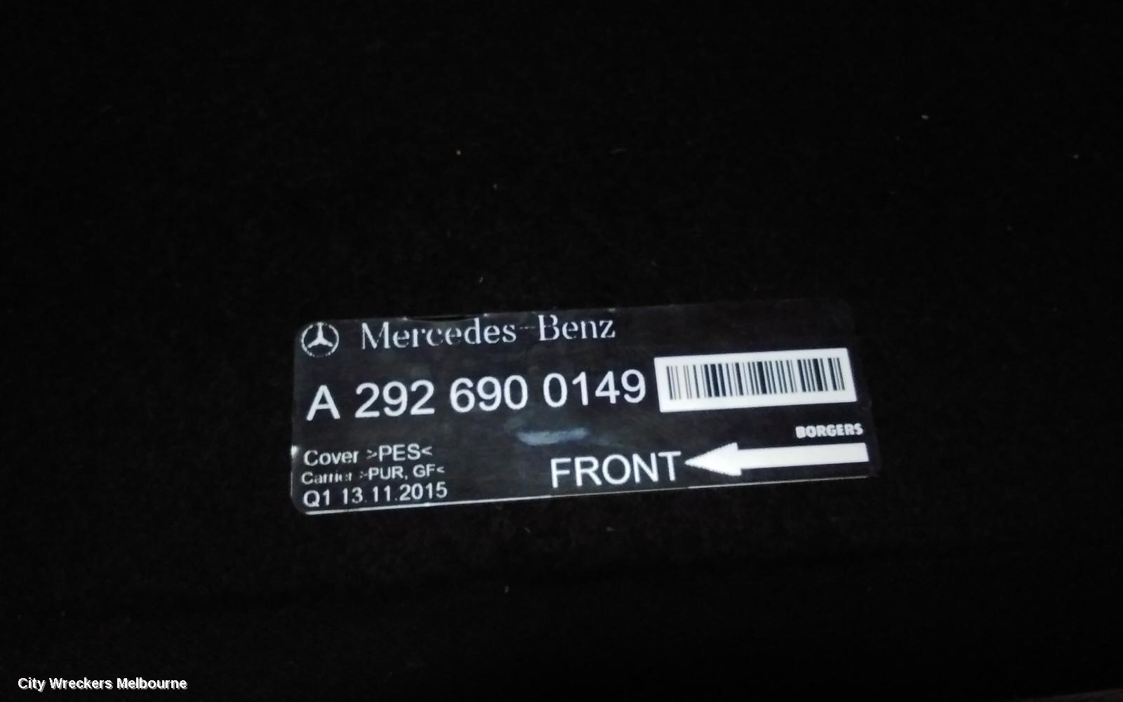 MERCEDES GLE CLASS PARCEL SHELF CARGO BLIND, C292/W166 06/2015 - 04/2019