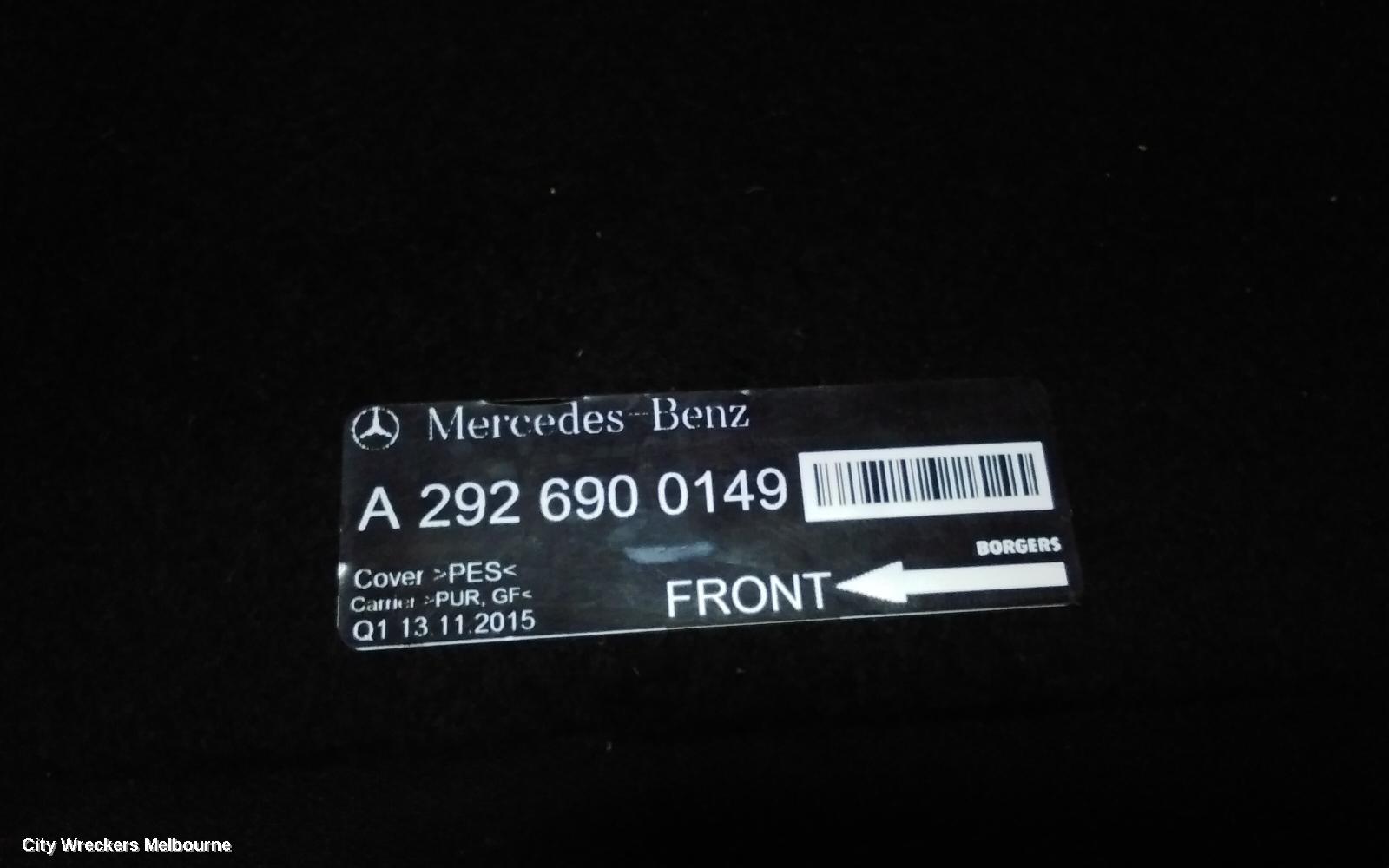 MERCEDES GLE CLASS PARCEL SHELF CARGO BLIND, C292/W166 06/2015 - 04/2019