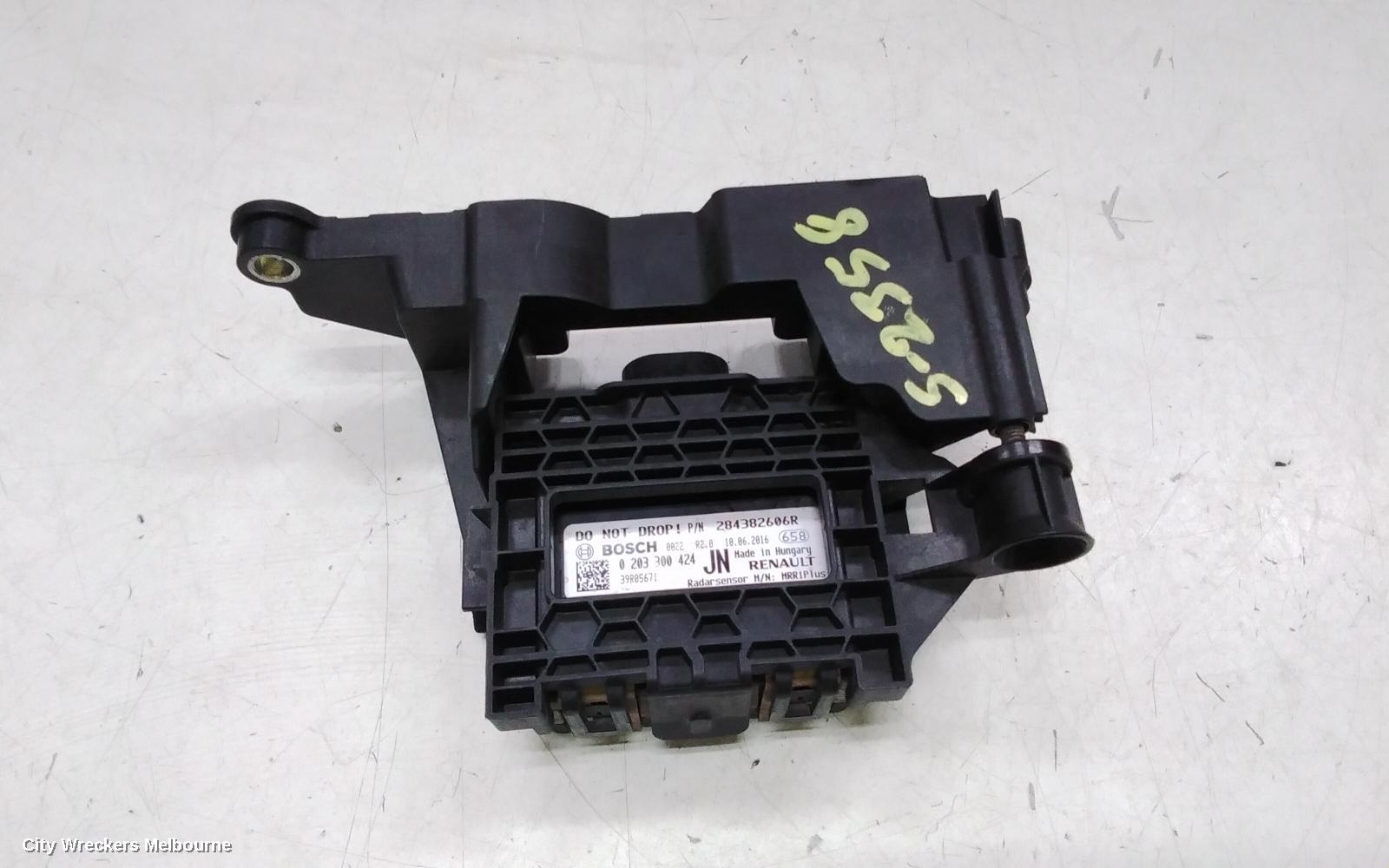 RENAULT KALEOS, XZG, 05/2016 ONWARDS, FRONT RADAR MODULE WITH BRAKETS P/N BOSCH 0 203 300424: 122574