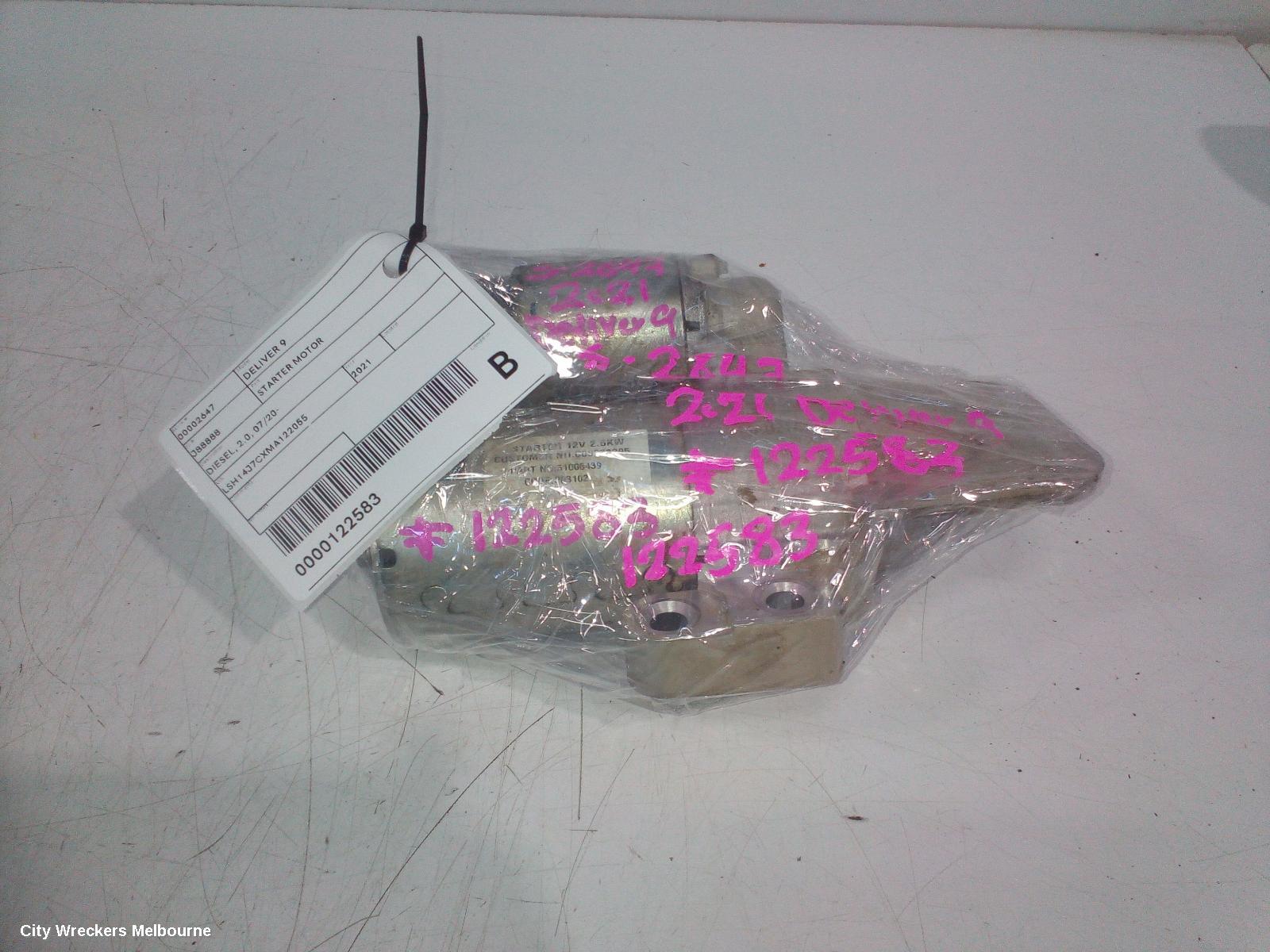LDV DELIVER 9 STARTER, DIESEL, 2.0, 07/2020 ONWARDS