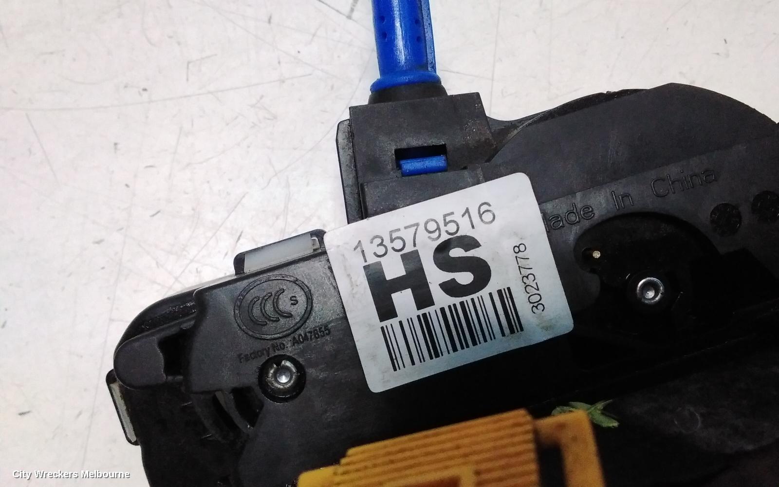 HOLDEN COMMODORE DOOR/BOOT/GATE LOCK, LEFT FRONT DOOR LOCK, VF, 05/2013 - 12/2017