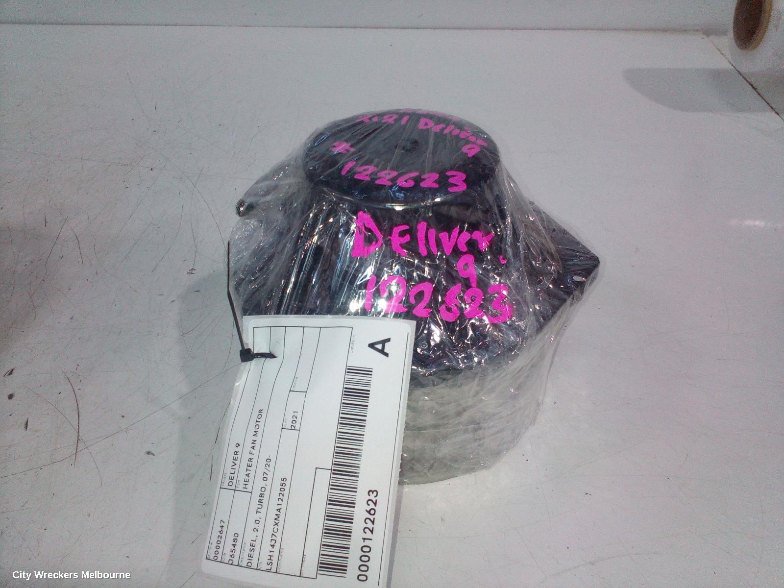 LDV DELIVER 9 HEATER FAN MOTOR, DIESEL, 2.0, TURBO, 07/2020 ONWARDS