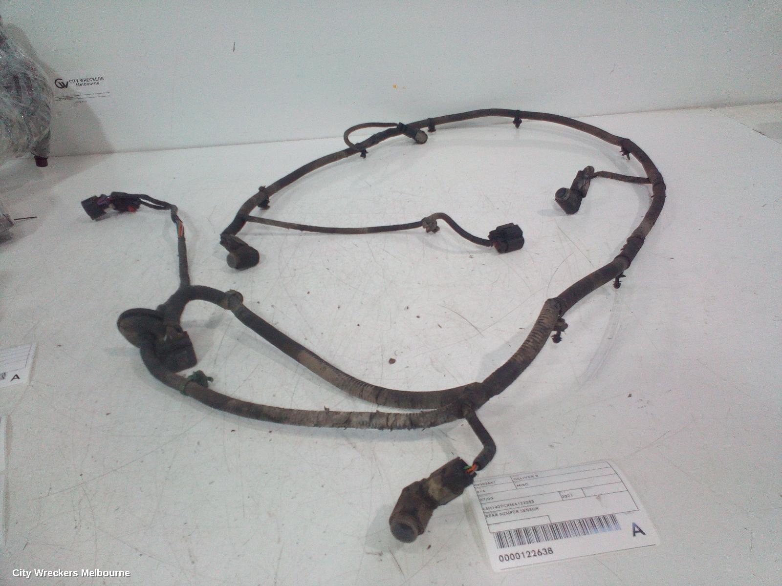LDV DELIVER 9, 07/2020 ONWARDS, REAR BUMPER SENSOR: 122638