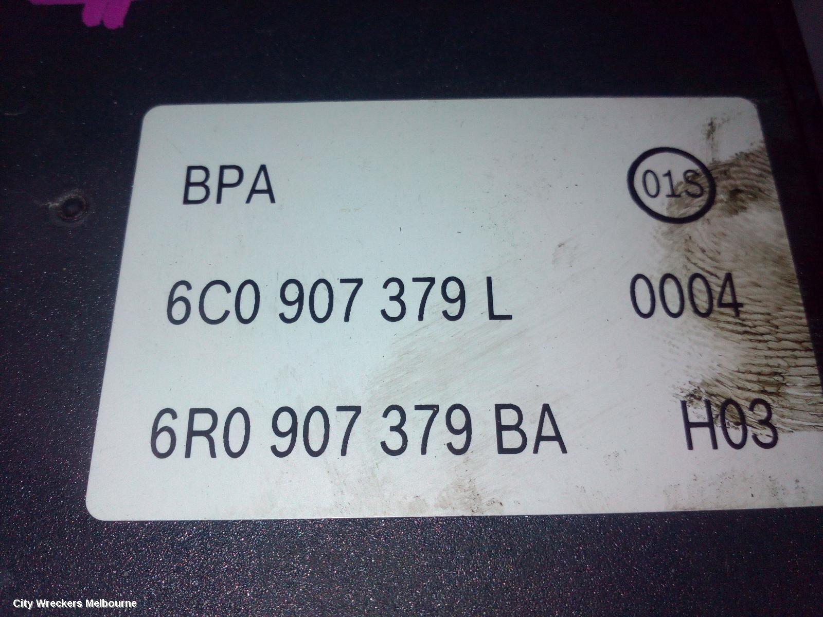 AUDI A1 ABS PUMP/MODULATOR, 8X, P/N 6C0614517L, 11/2012 - 10/2018