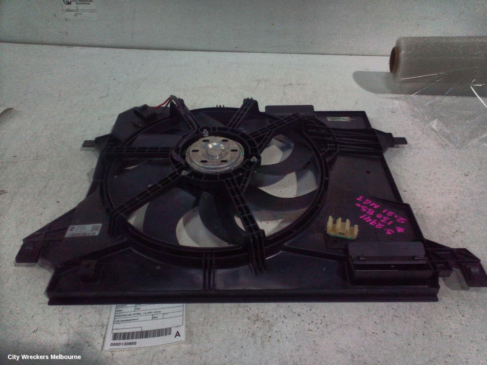 MG MG3 FAN, RADIATOR FAN, PETROL, 1.5, SZP1, 07/2016 ONWARDS
