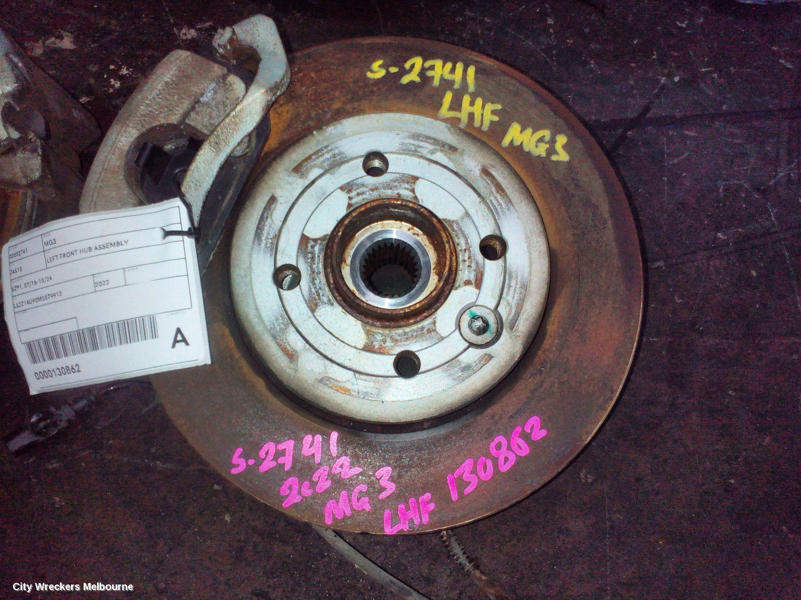 MG MG3 LEFT FRONT HUB ASSEMBLY, SZP1, 07/2016 - 10/2024