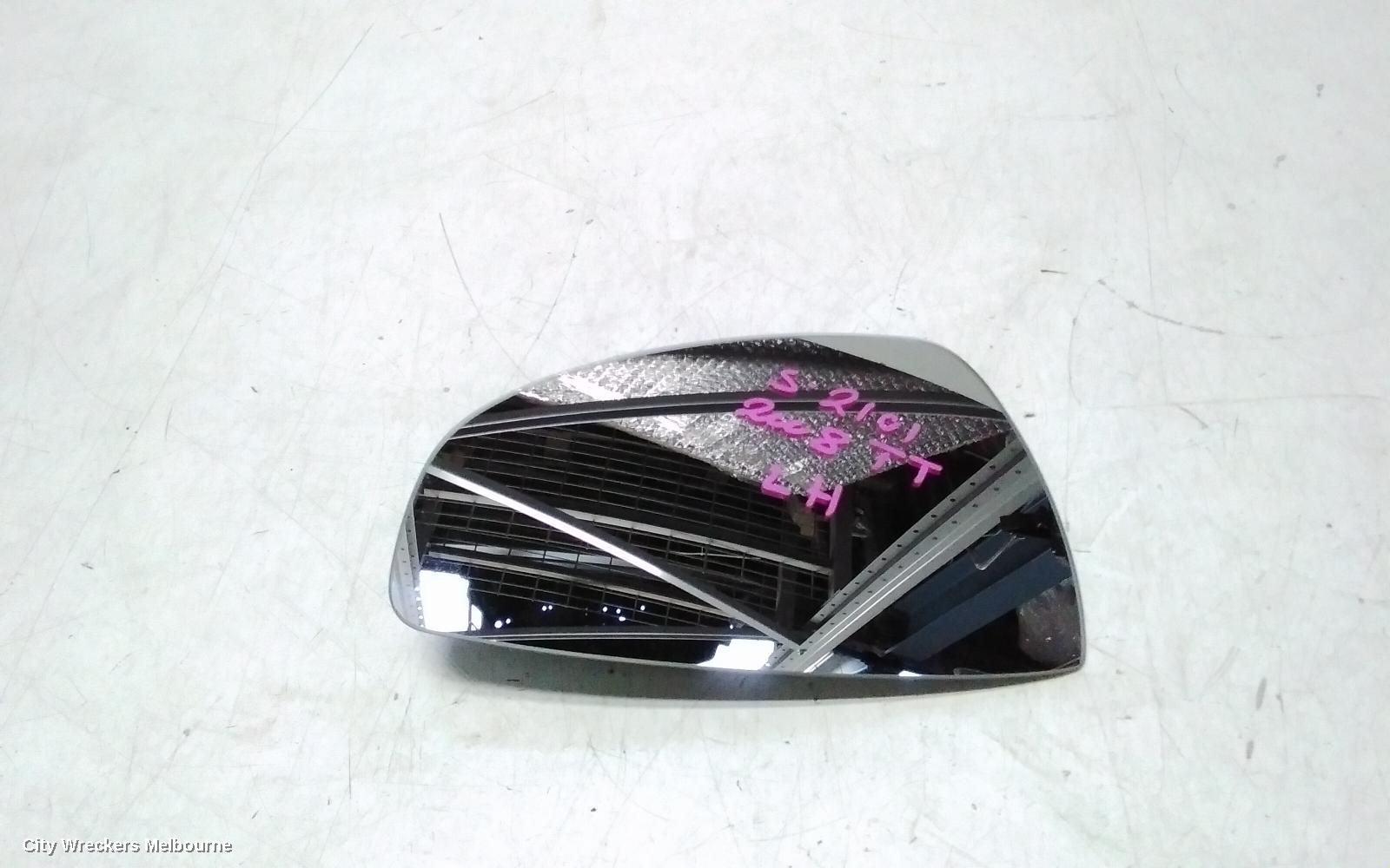 AUDI TT LEFT DOOR MIRROR, 8J, 09/2006 - 12/2014