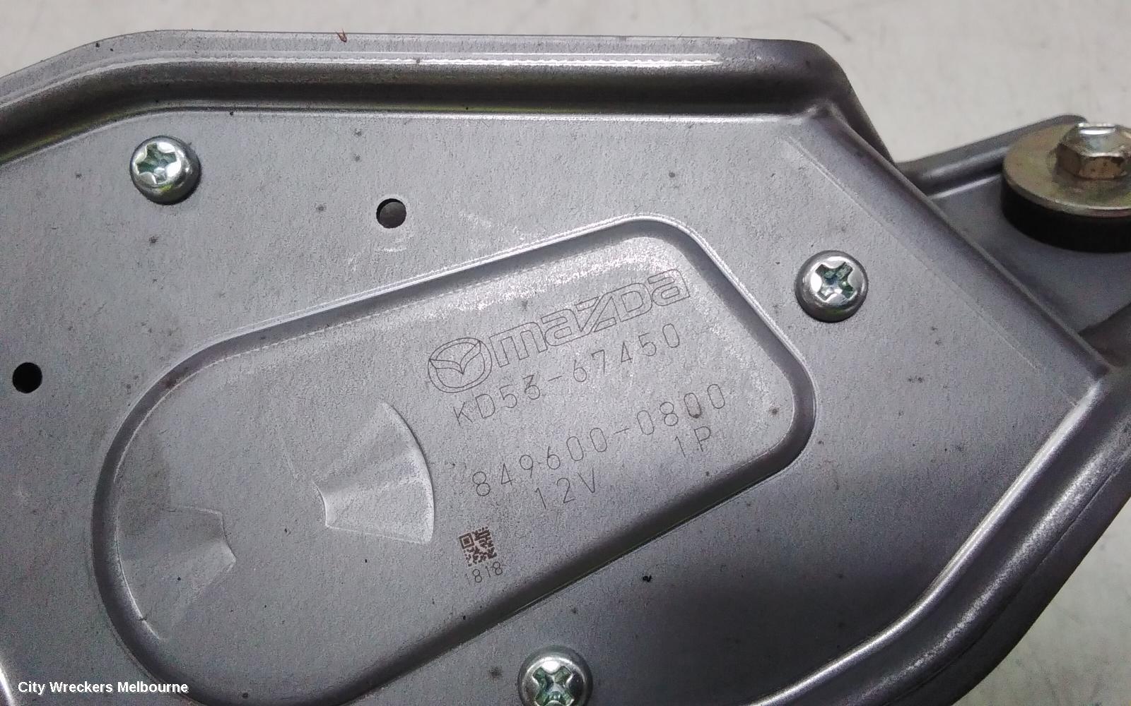MAZDA CX5 WIPER MOTOR, TAILGATE, KE, 02/2012 - 12/2016