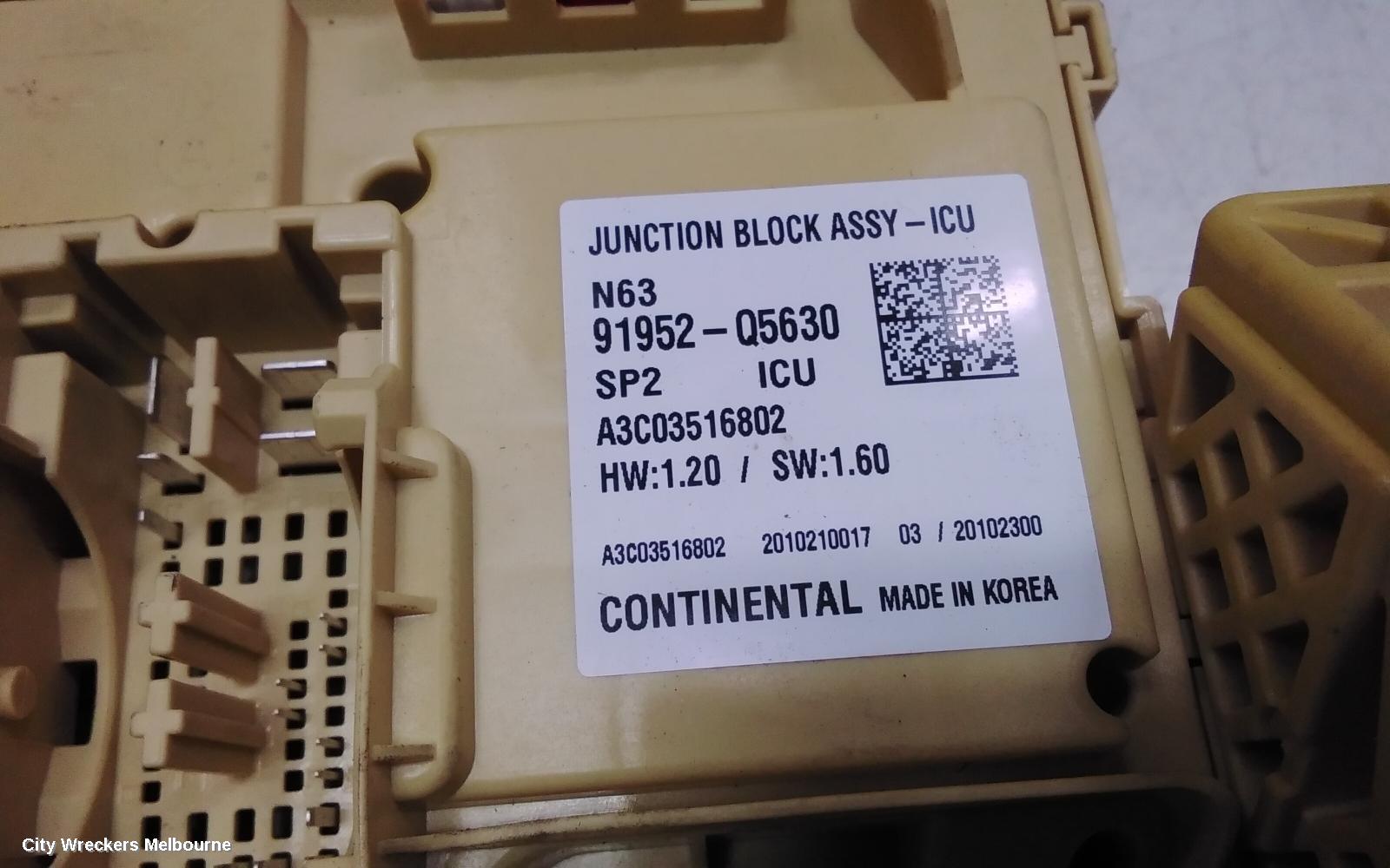 KIA SELTOS FUSE BOX, UNDER DASH, SP2, 07/2019 ONWARDS