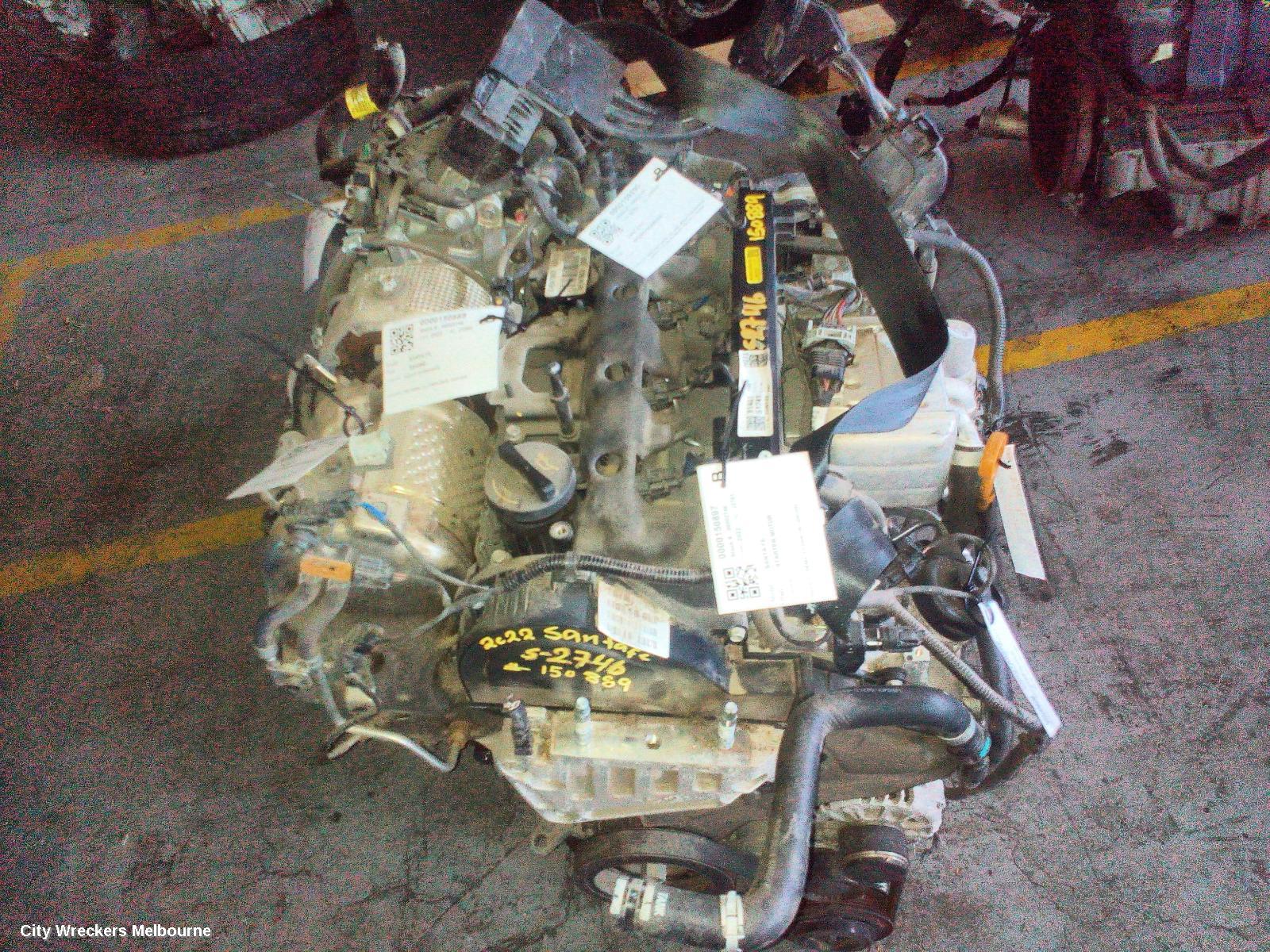 HYUNDAI SANTA FE ENGINE, TM, DIESEL, 2.2, TURBO, D4HE, 12/2020 - 10/2023