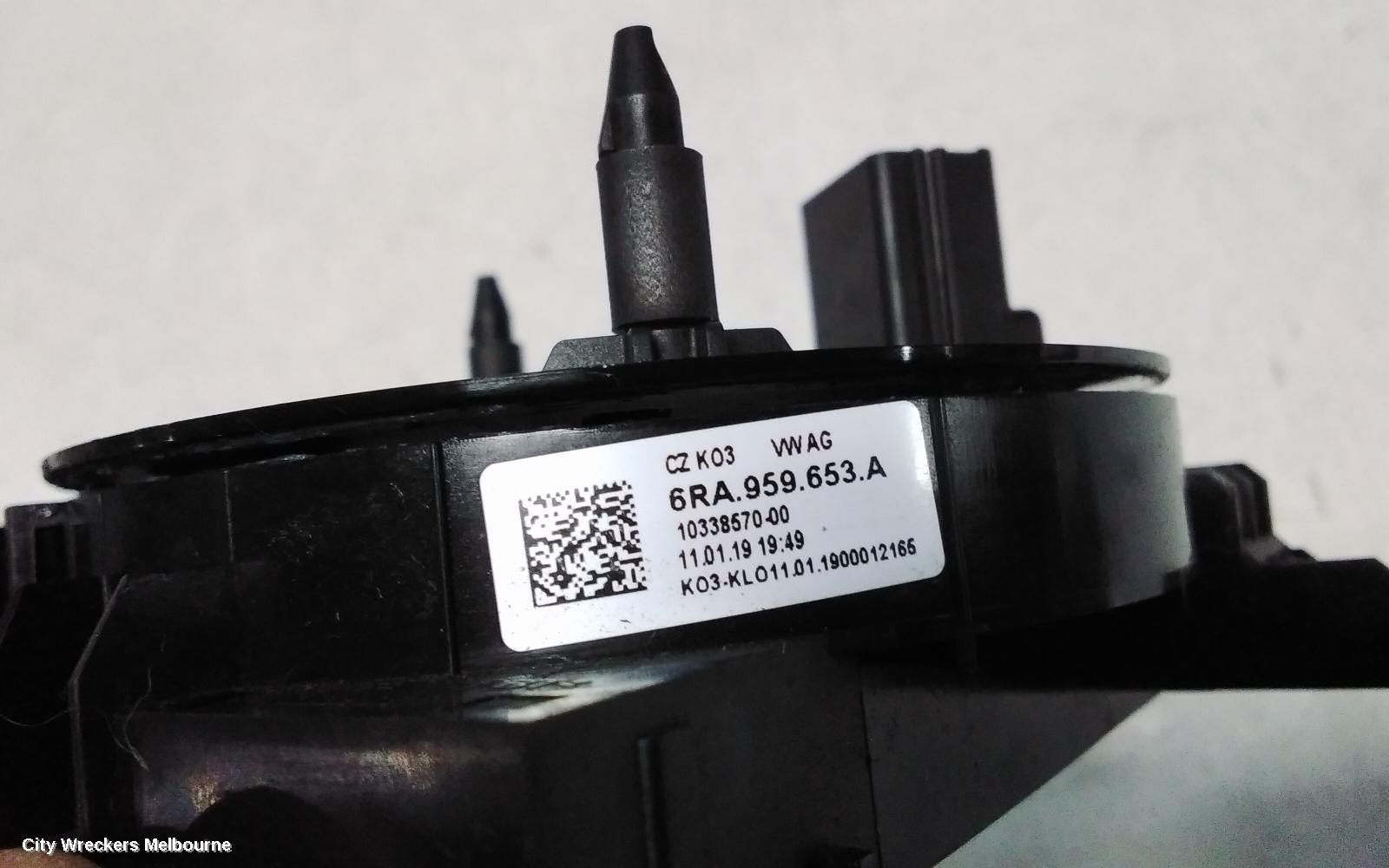 VOLKSWAGEN POLO AIRBAG MODULE/SENSOR, CLOCKSPRING, AW-AE, 09/2017 ONWARDS