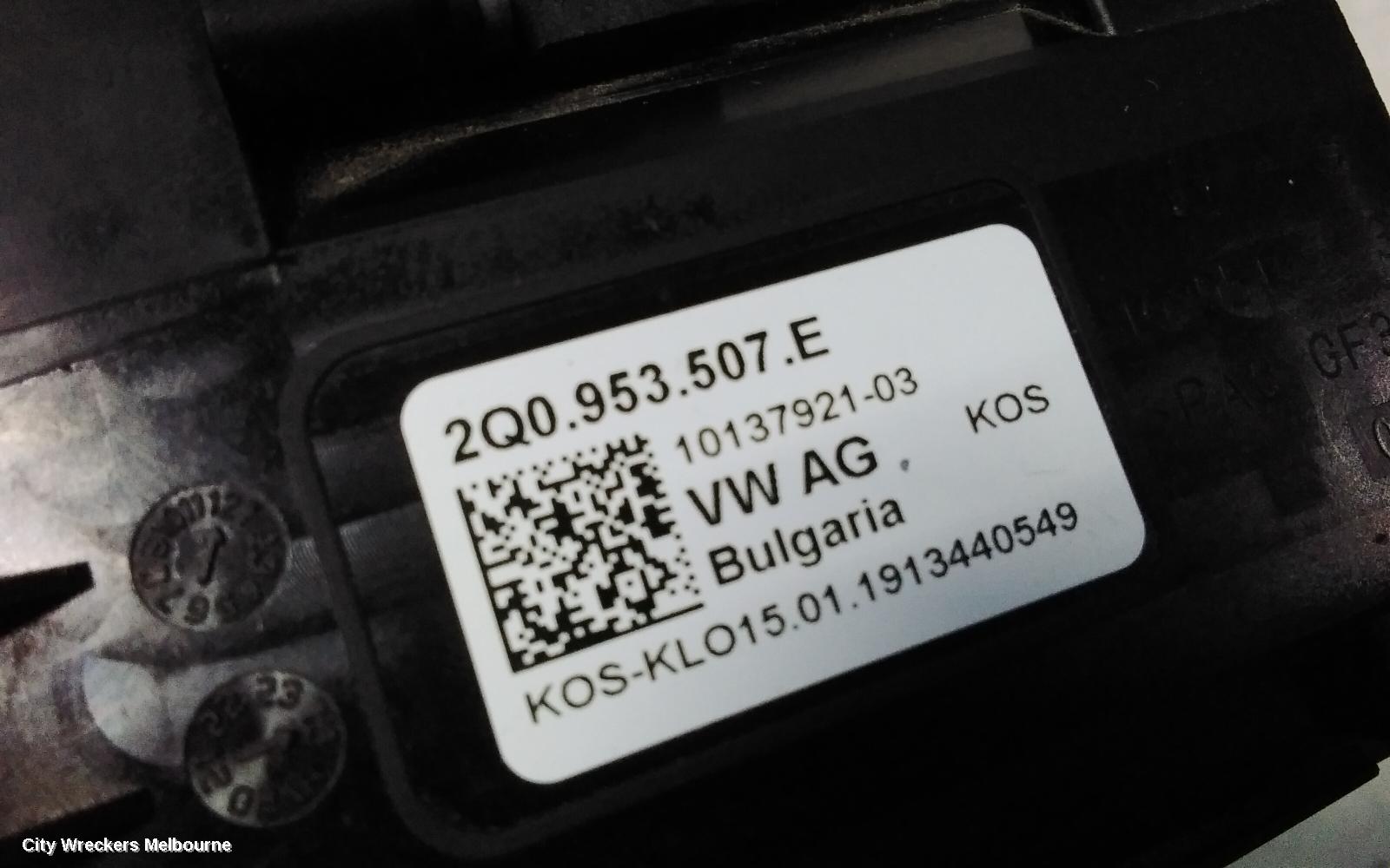 VOLKSWAGEN POLO COMBINATION SWITCH, COMBINATION SWITCH ASSY, AW-AE, 09/2017 ONWARDS