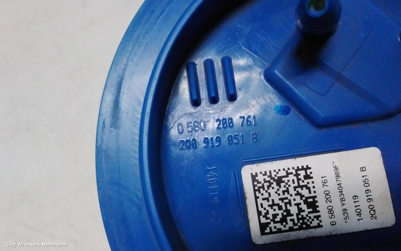 VOLKSWAGEN POLO FUEL PUMP, PETROL, 1.0, CHZJ/CHZL/DKJA CODE, IN TANK (PUMP & SENDER), AW, 09/2017 ONWARDS