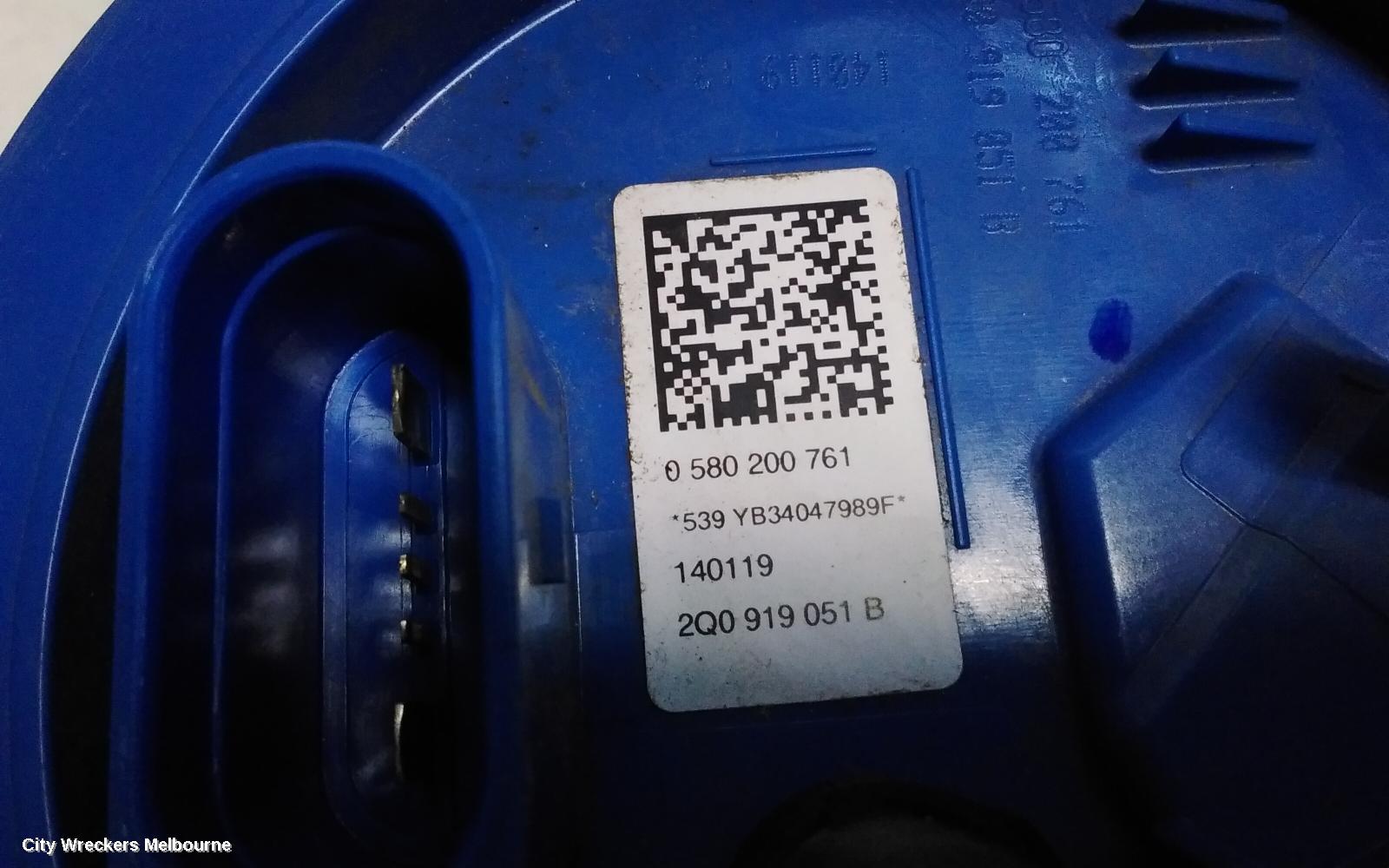 VOLKSWAGEN POLO FUEL PUMP, PETROL, 1.0, CHZJ/CHZL/DKJA CODE, IN TANK (PUMP & SENDER), AW, 09/2017 ONWARDS