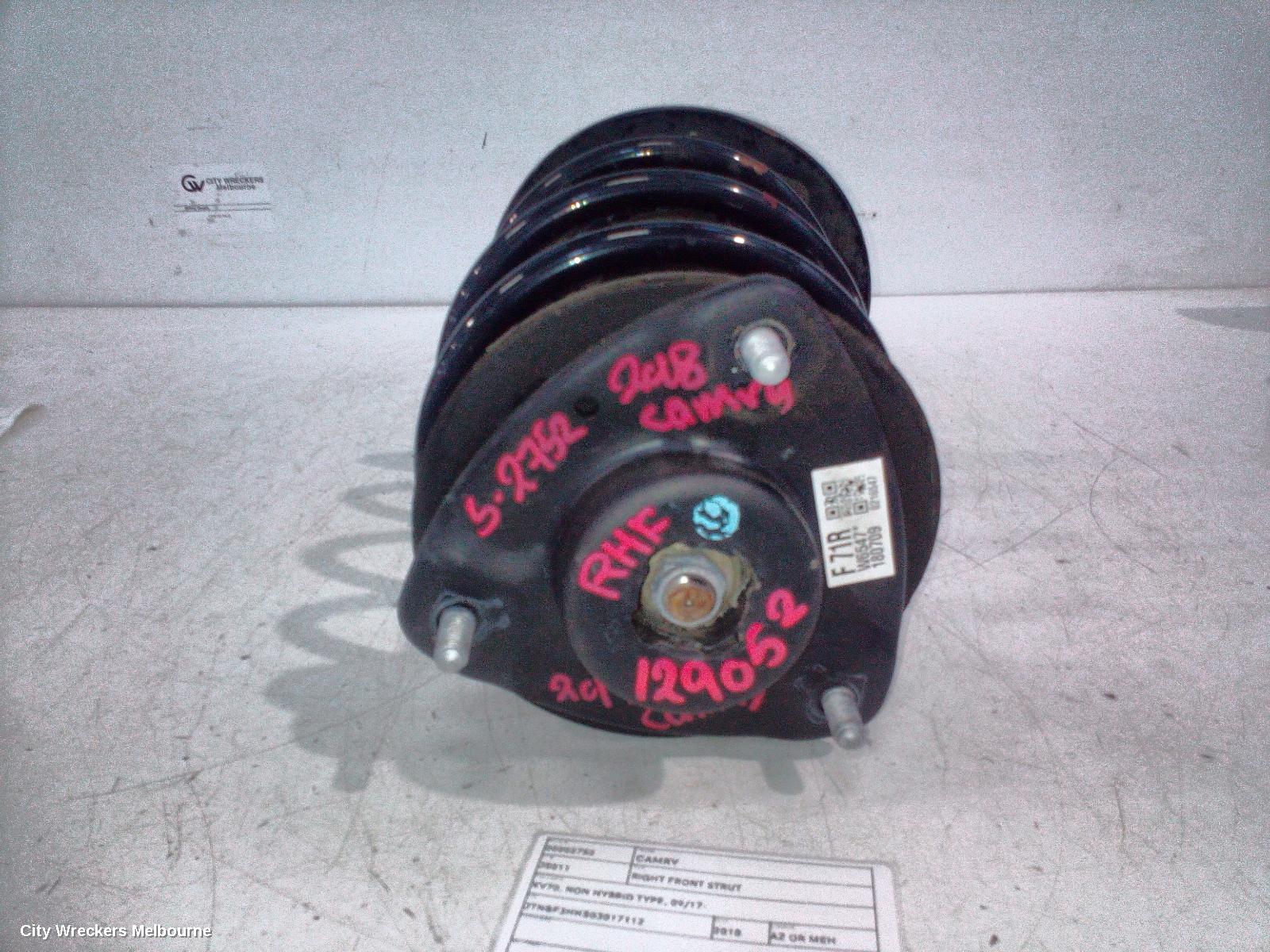 TOYOTA CAMRY RIGHT FRONT STRUT, XV70, NON HYBRID TYPE, 09/2017 ONWARDS