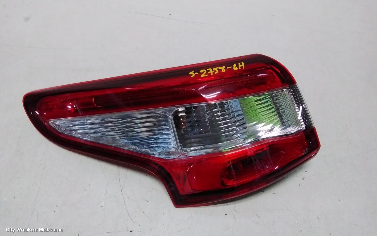NISSAN QASHQAI LEFT TAILLIGHT, J11, 12/2013 - 06/2017
