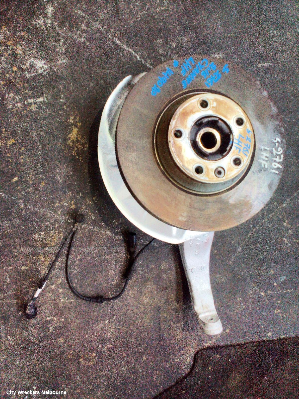 PORSCHE CAYENNE LEFT FRONT HUB ASSEMBLY, 92A, 07/2010 - 04/2018
