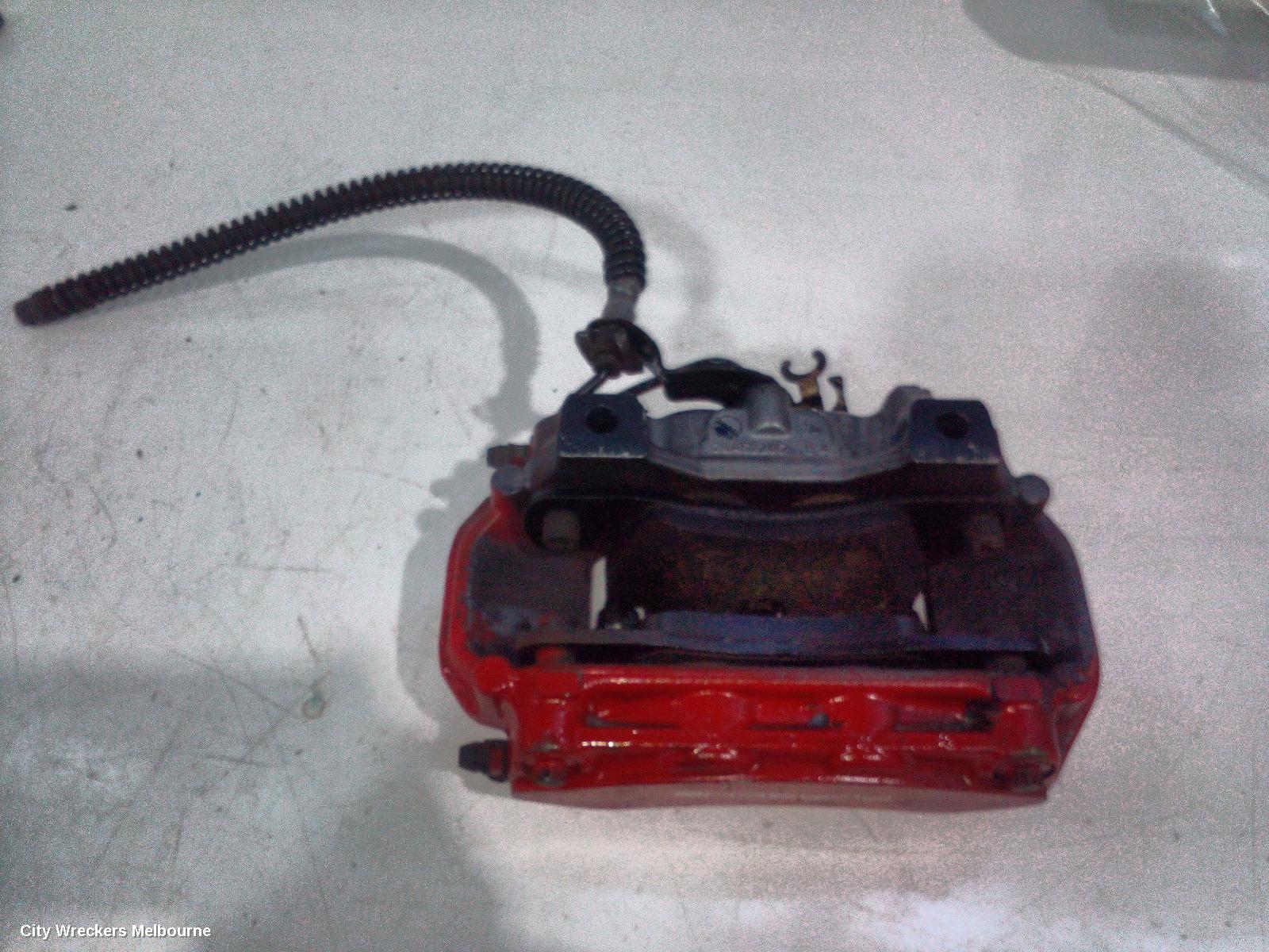 PORSCHE CAYENNE CALIPER, LH REAR, RED, 92A, 07/2010 - 04/2018